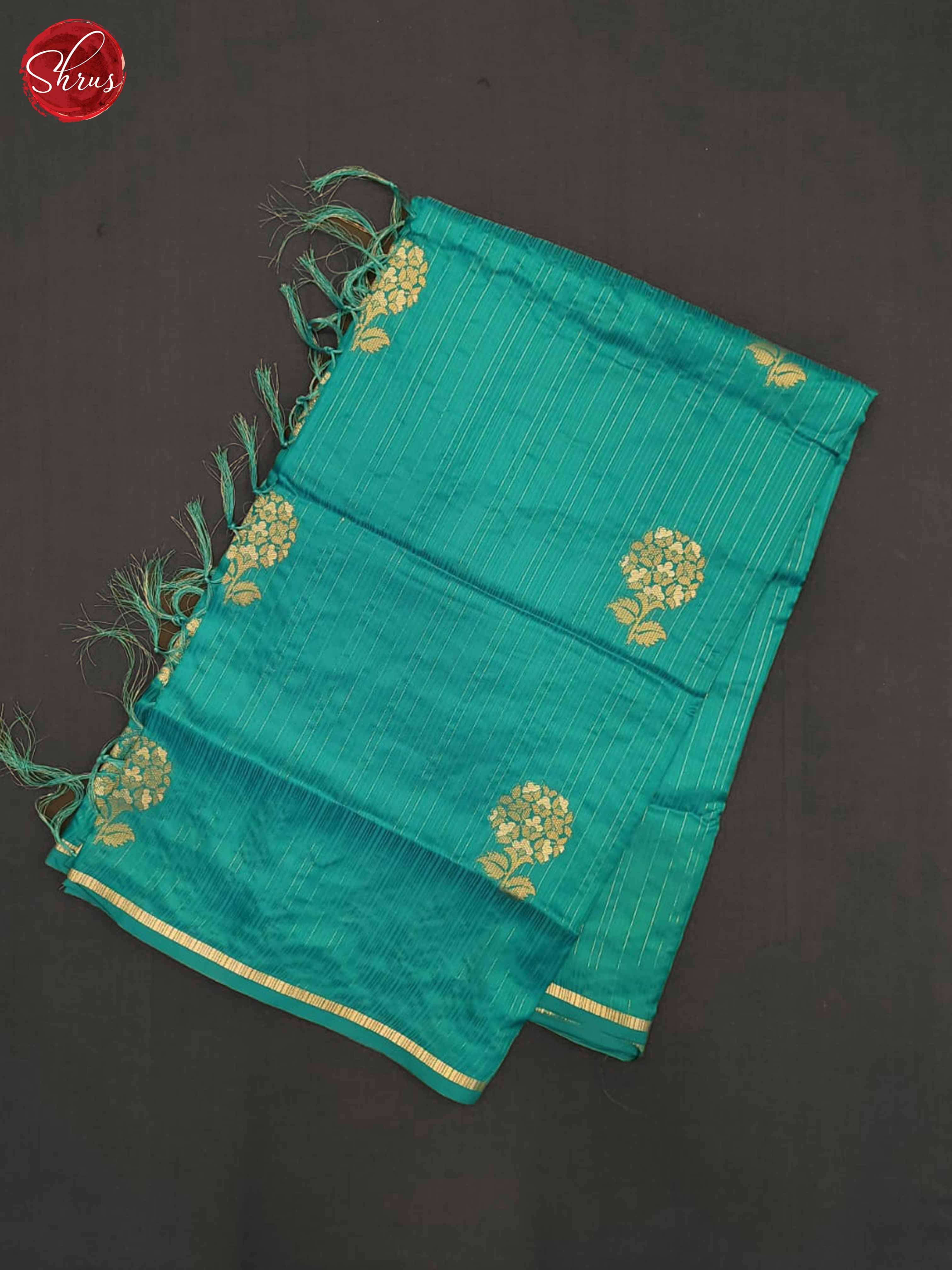 Green (Single Tone)- Softsilk-halfpure Saree - Shop on ShrusEternity.com