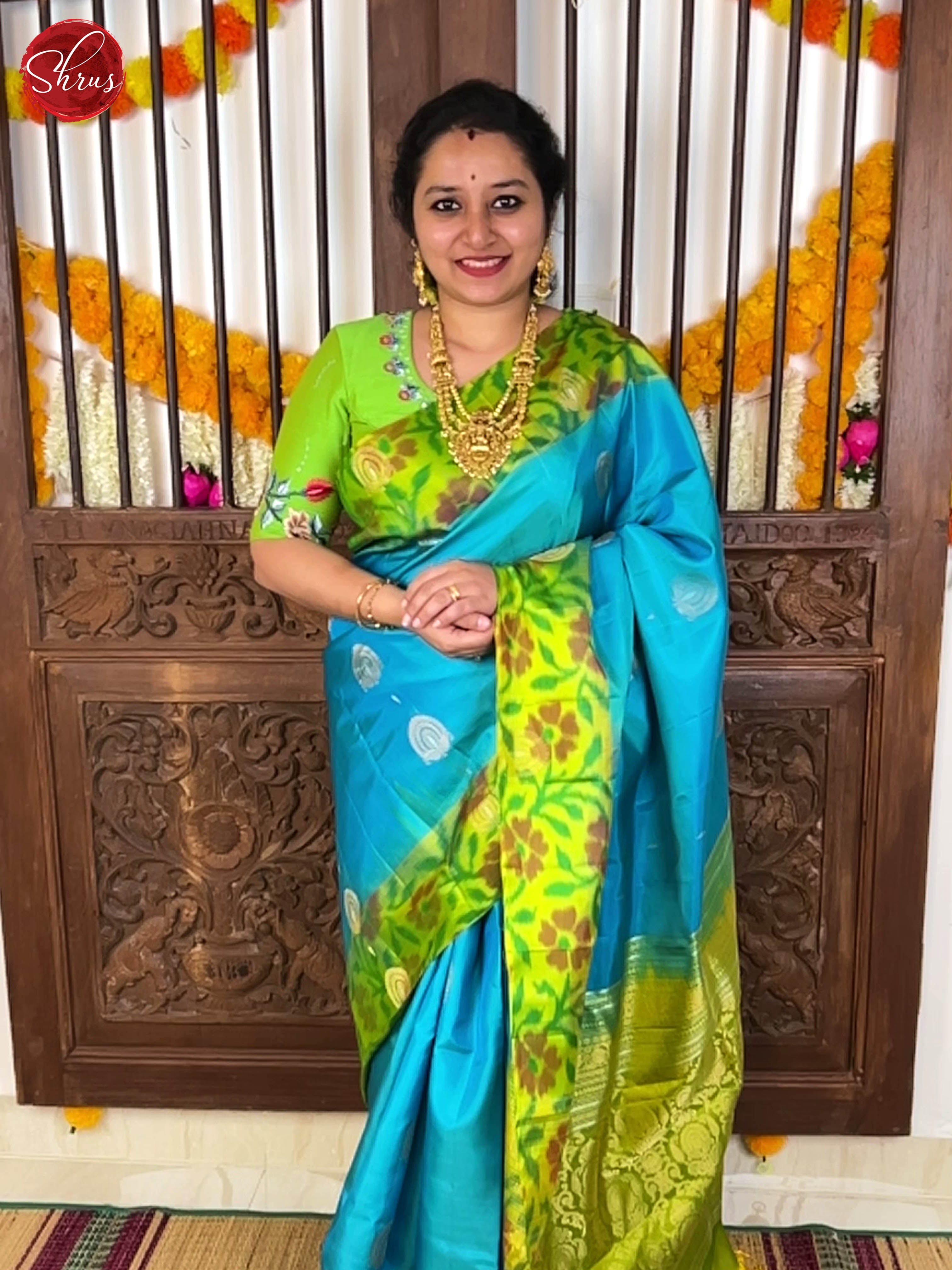 CAS06025 -Soft Silk Saree - Shop on ShrusEternity.com