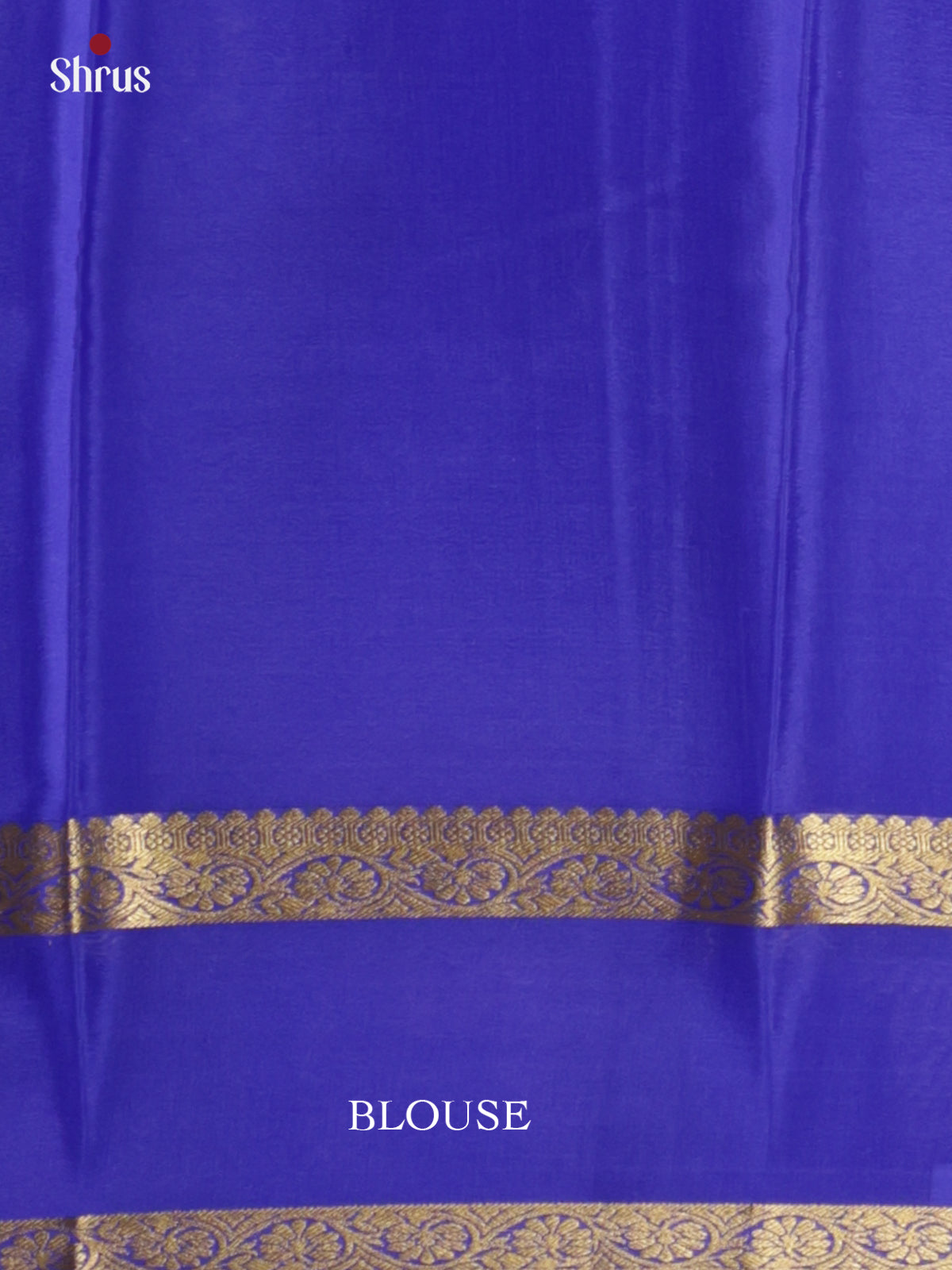 Buy Radiant Yellow Pure Mysore Silk Saree With Royal Blue Rettapet Border & Traditional Chit Pallu