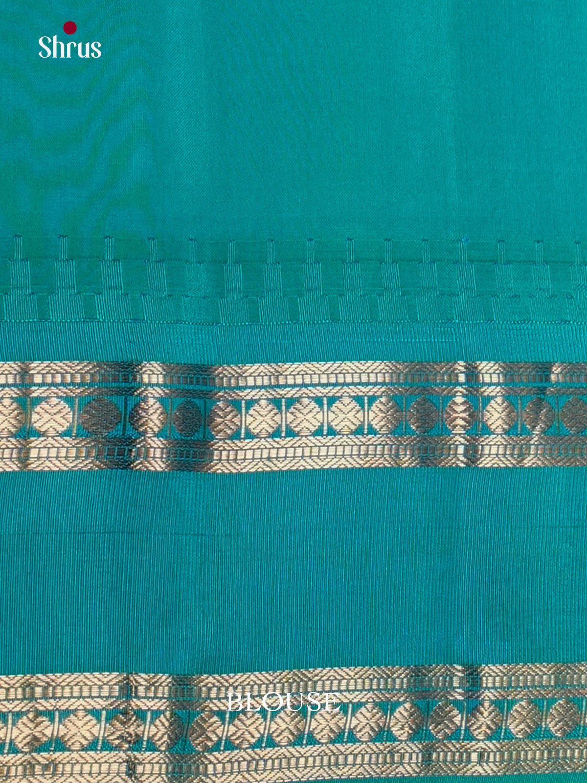 Buy Luminous Yellow Pure Silk Saree with Zari Buttas, Turquoise Blue Rettaipet Border & Pallu