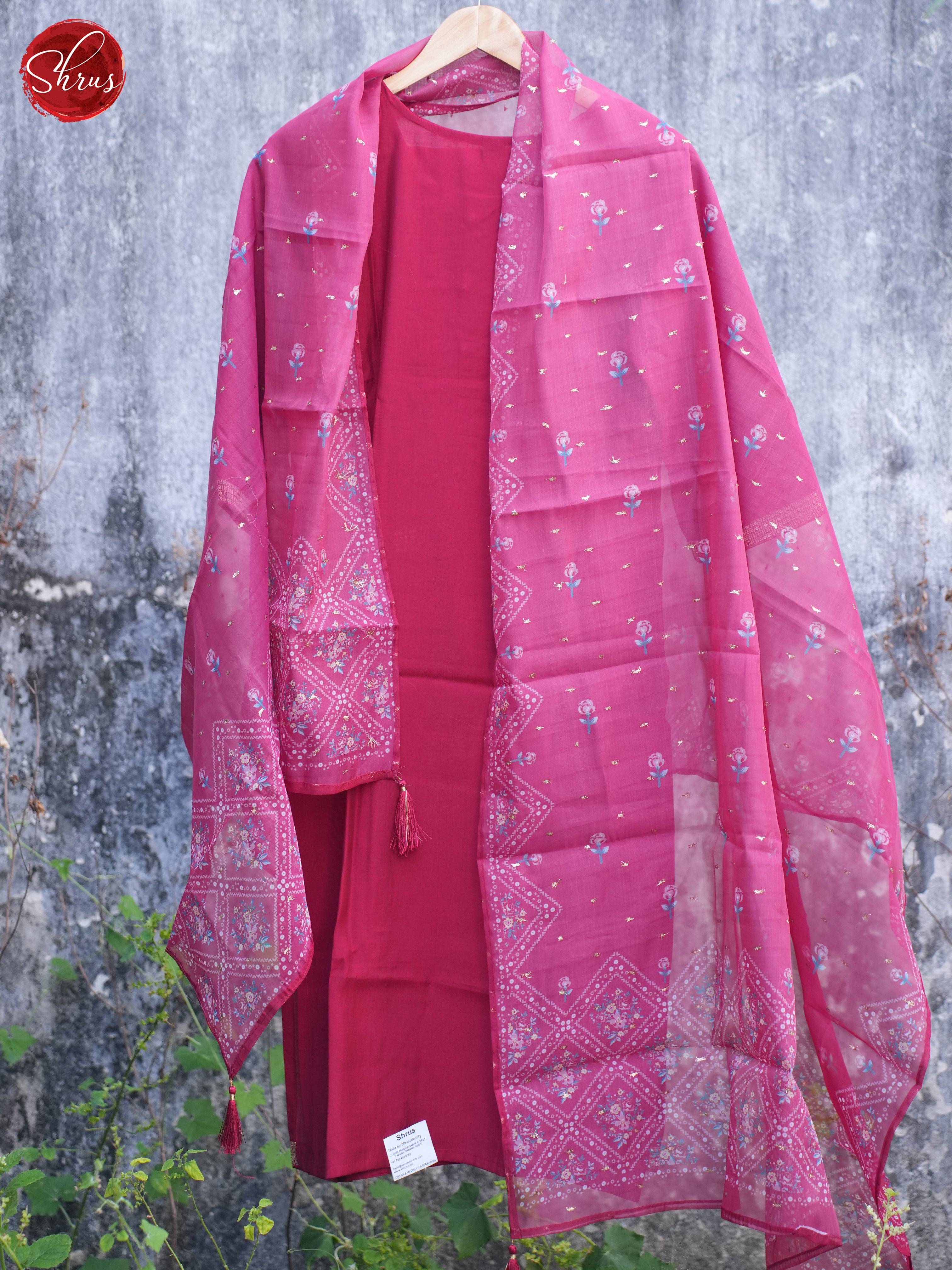 Pink -3pc Readymade Salear - Shop on ShrusEternity.com