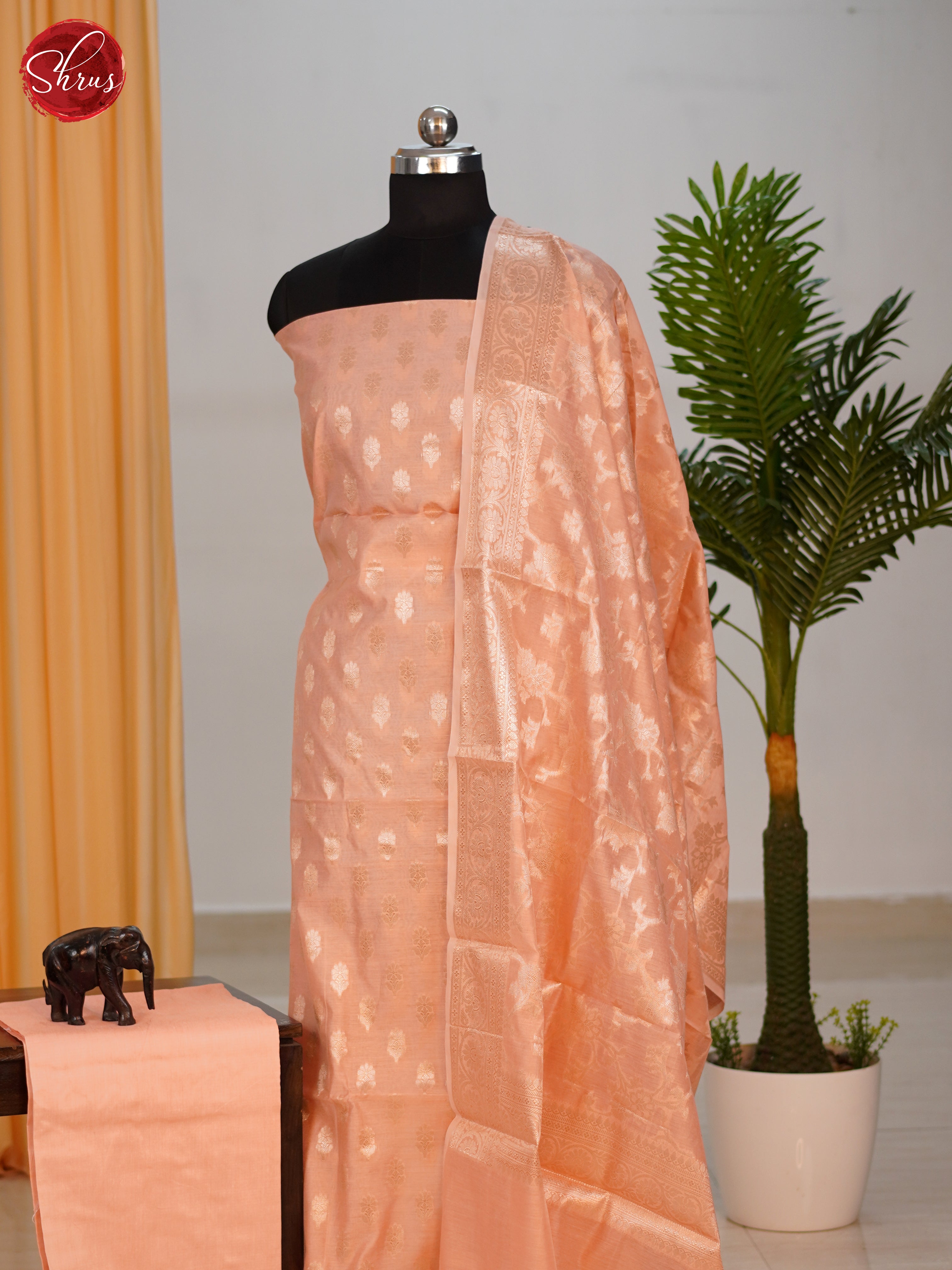 BHS10205 - Semi banaras salwar - Shop on ShrusEternity.com