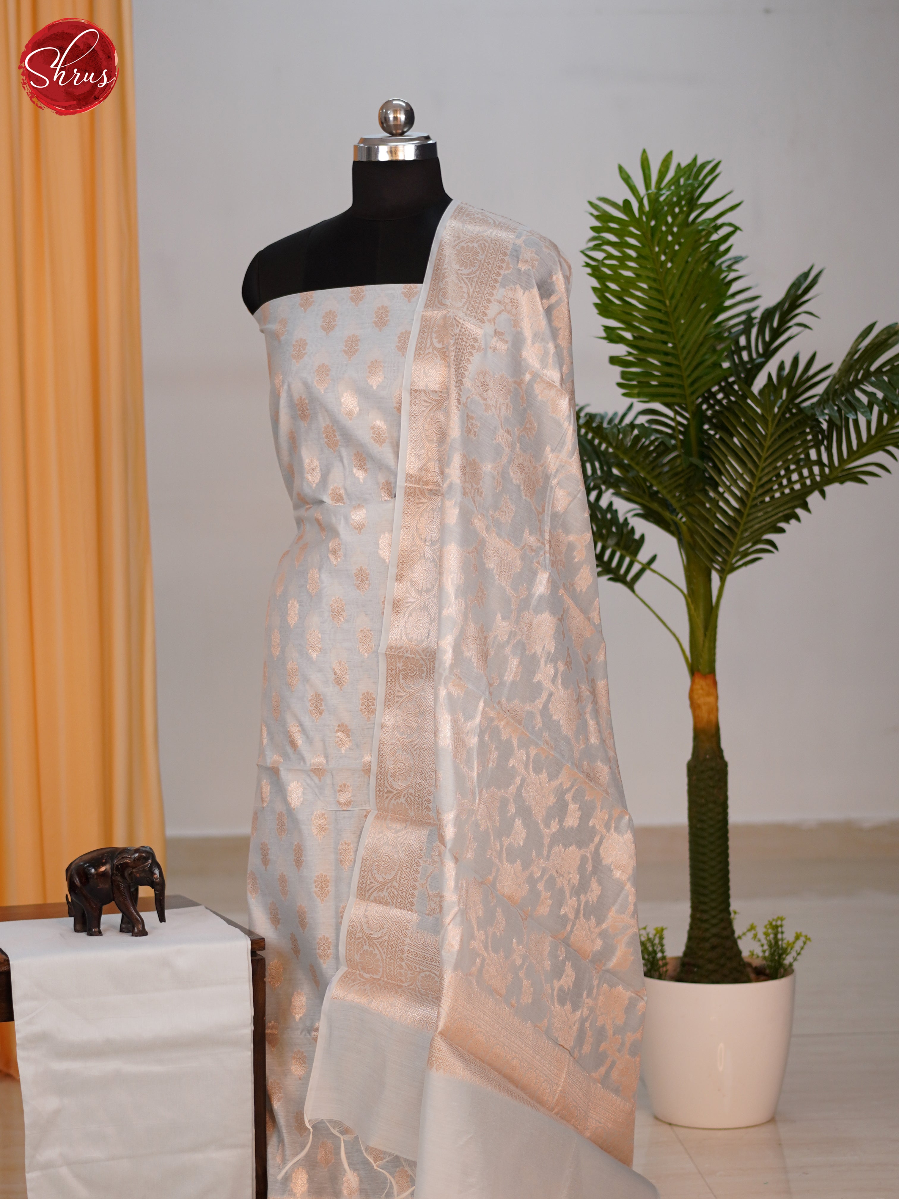 BHS10206 - Semi banaras salwar - Shop on ShrusEternity.com