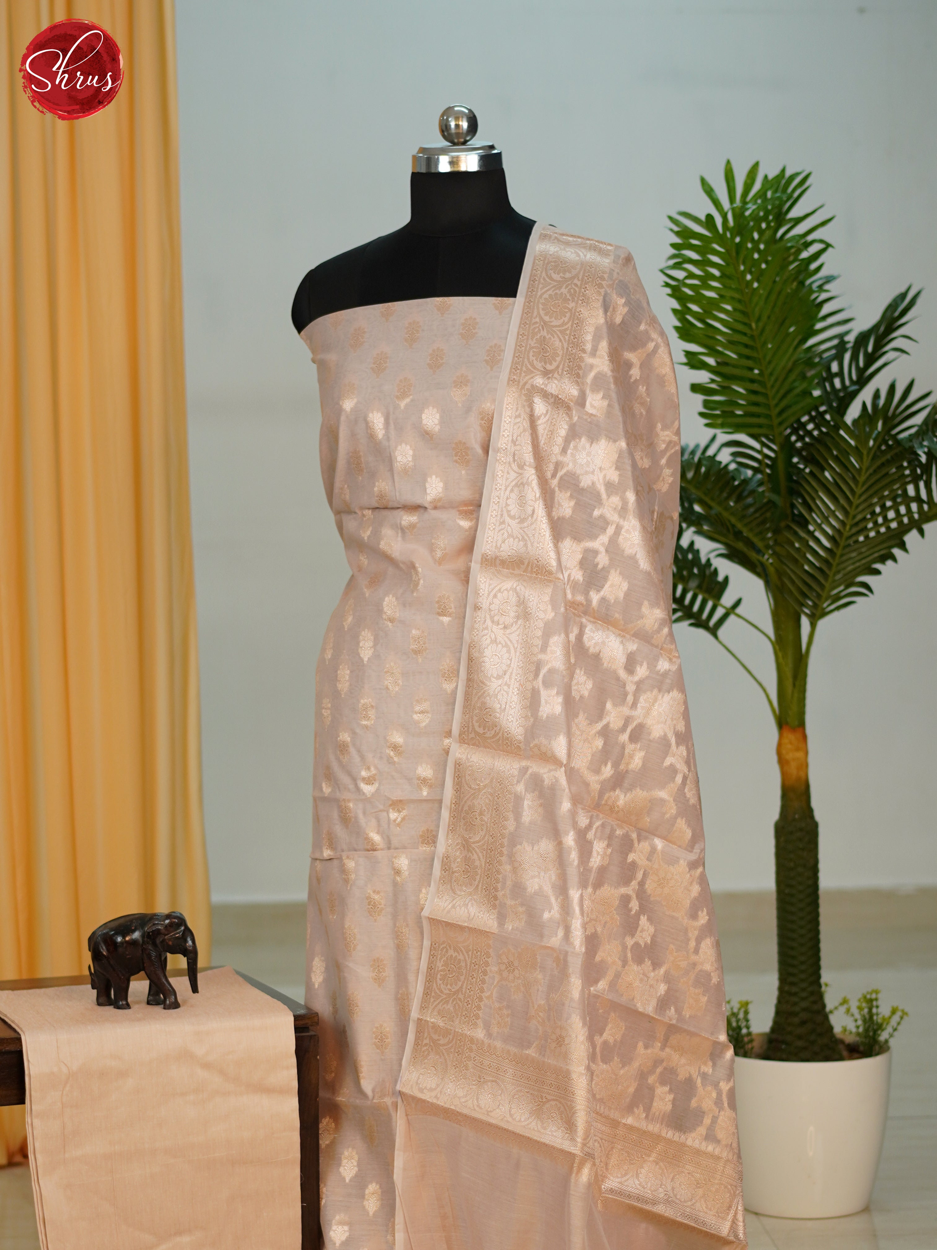 BHS10207 - Semi banaras salwar - Shop on ShrusEternity.com