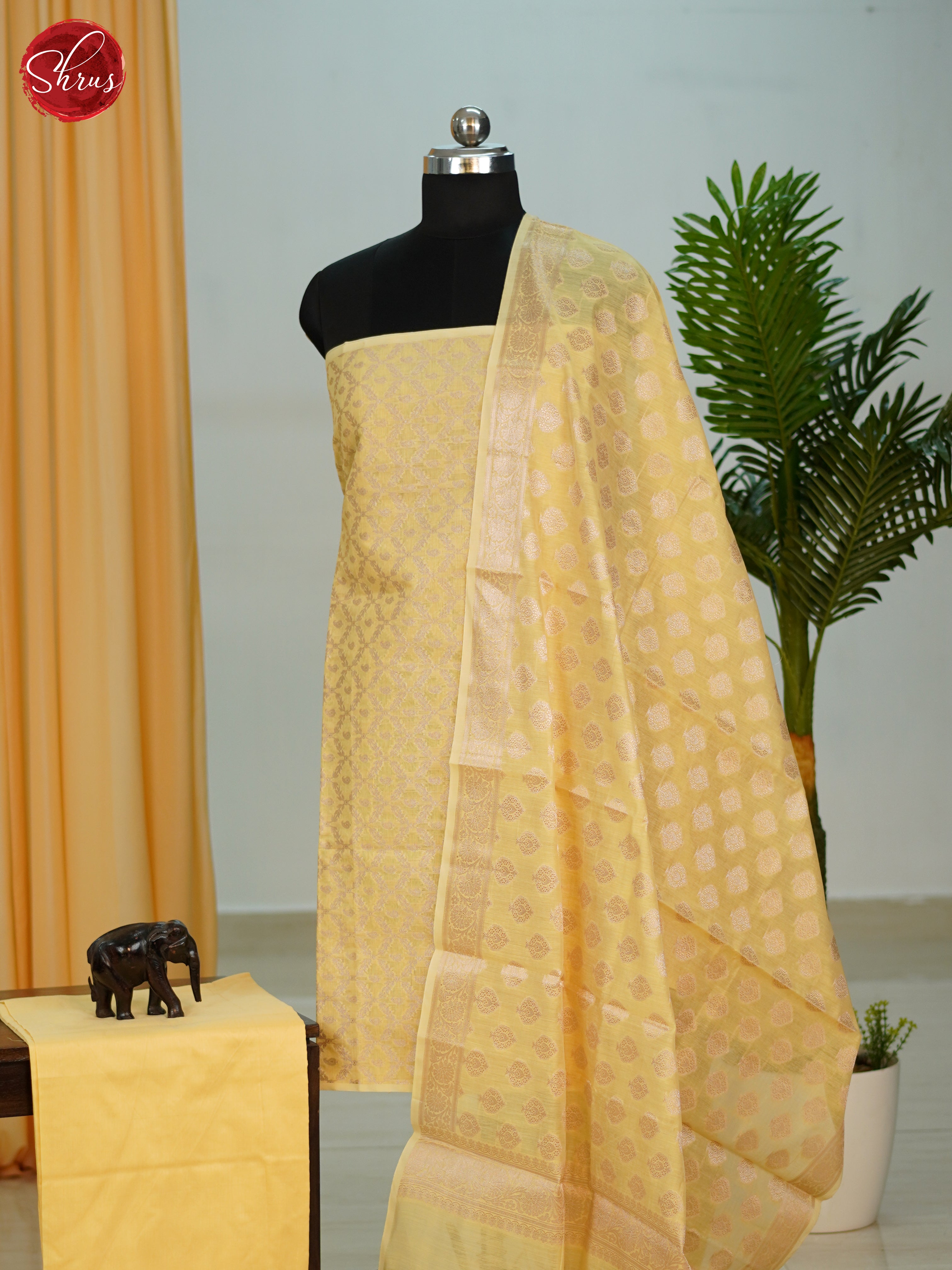 BHS10209 - Semi banaras salwar - Shop on ShrusEternity.com