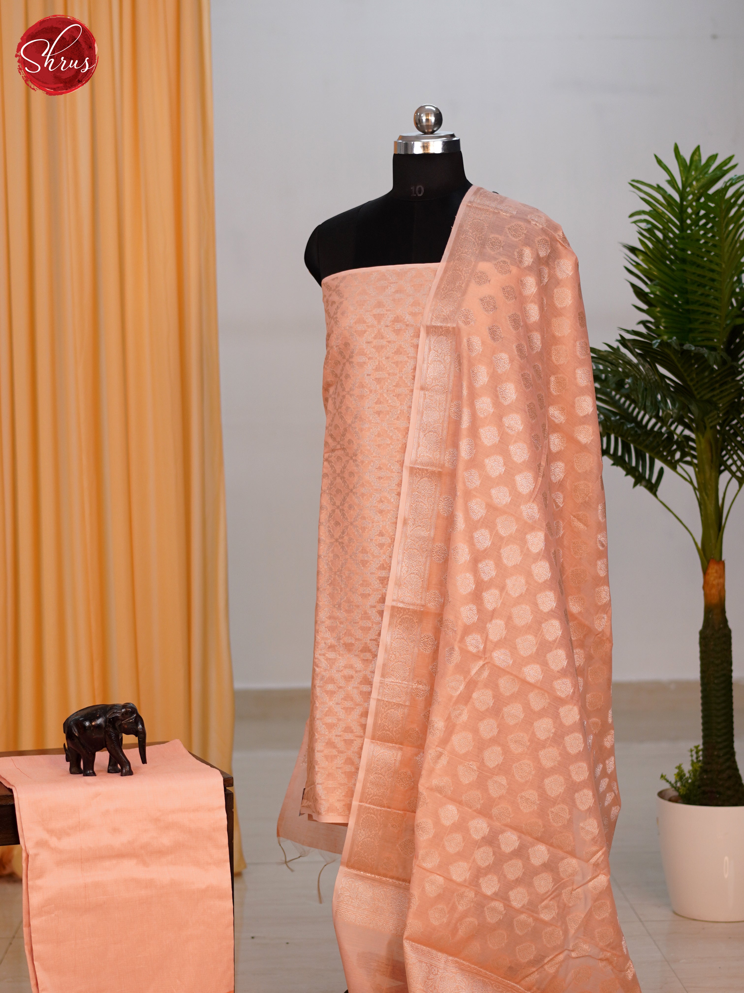 BHS10211 - Semi banaras salwar - Shop on ShrusEternity.com