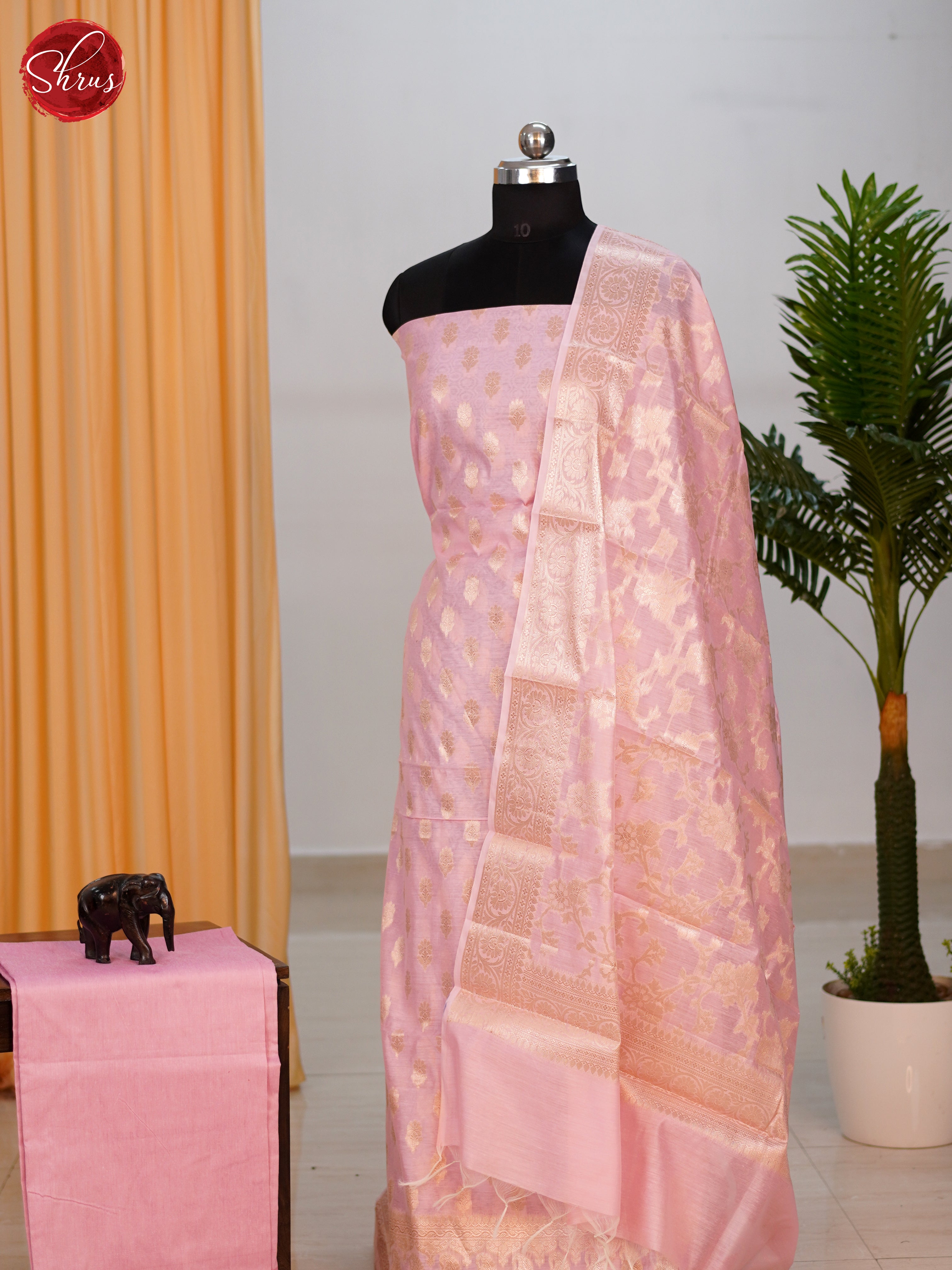 BHS10216 - Semi banaras salwar - Shop on ShrusEternity.com