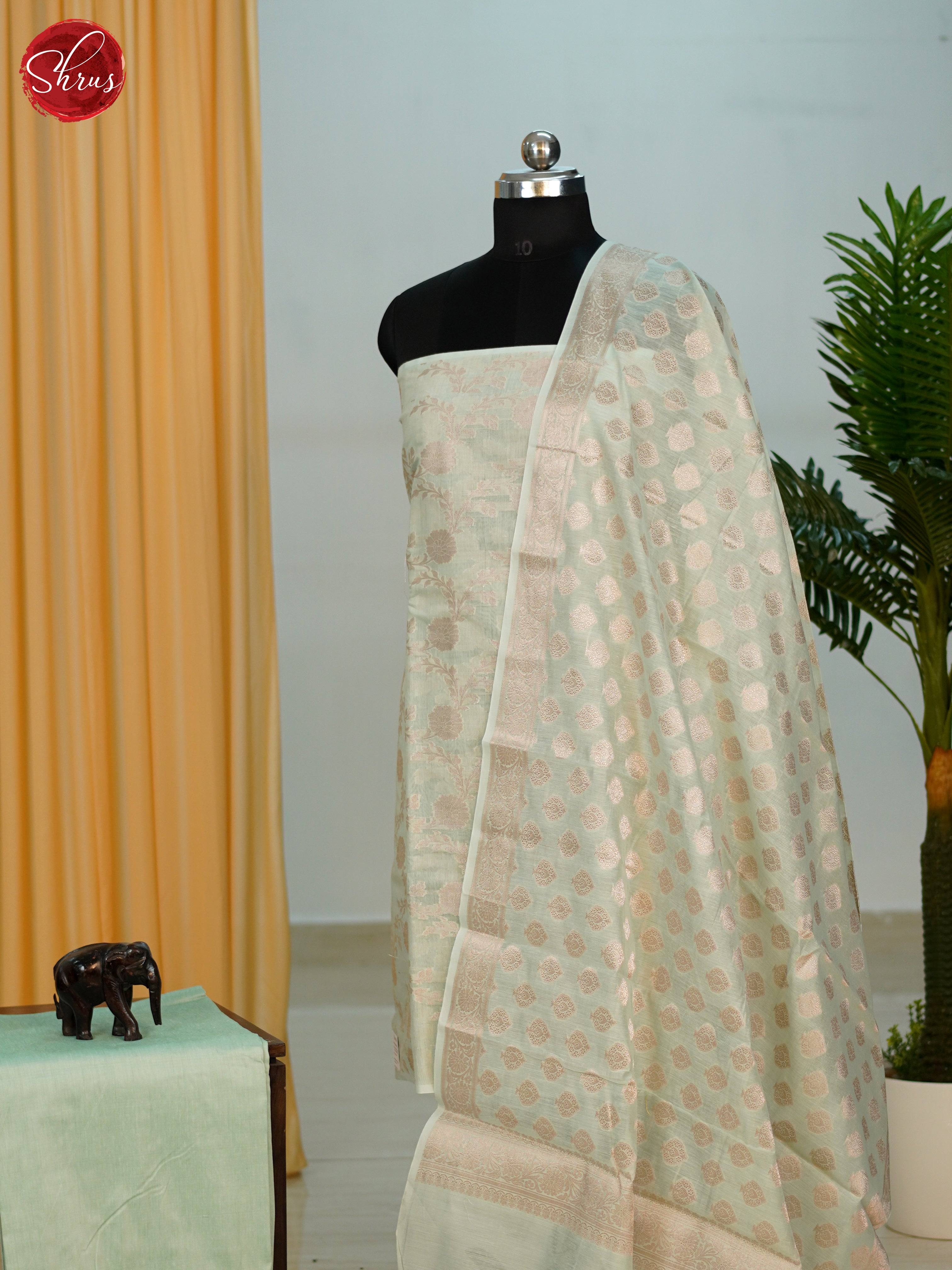 BHS10218 - Semi banaras salwar - Shop on ShrusEternity.com