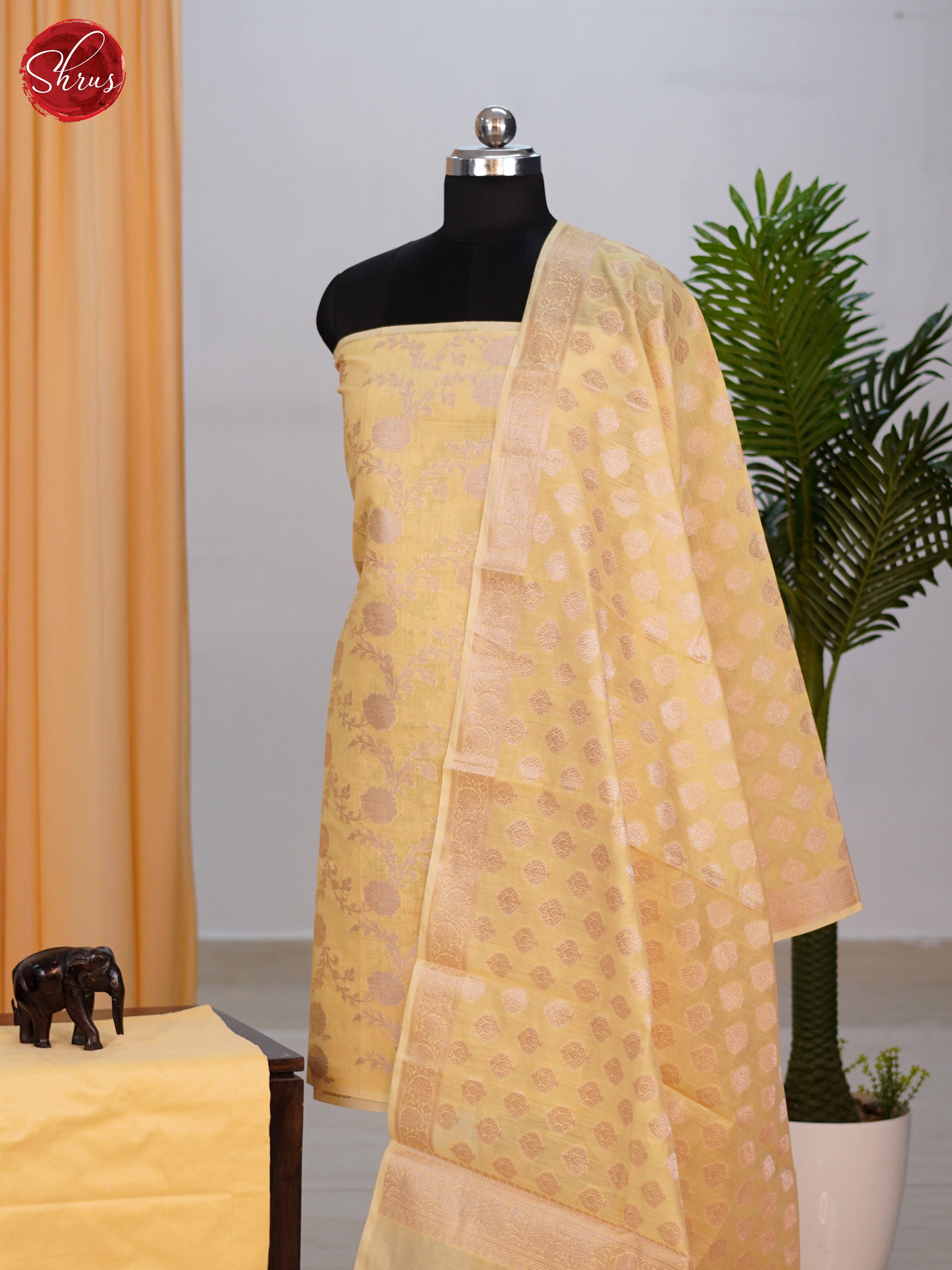 BHS10219 - Semi banaras salwar - Shop on ShrusEternity.com