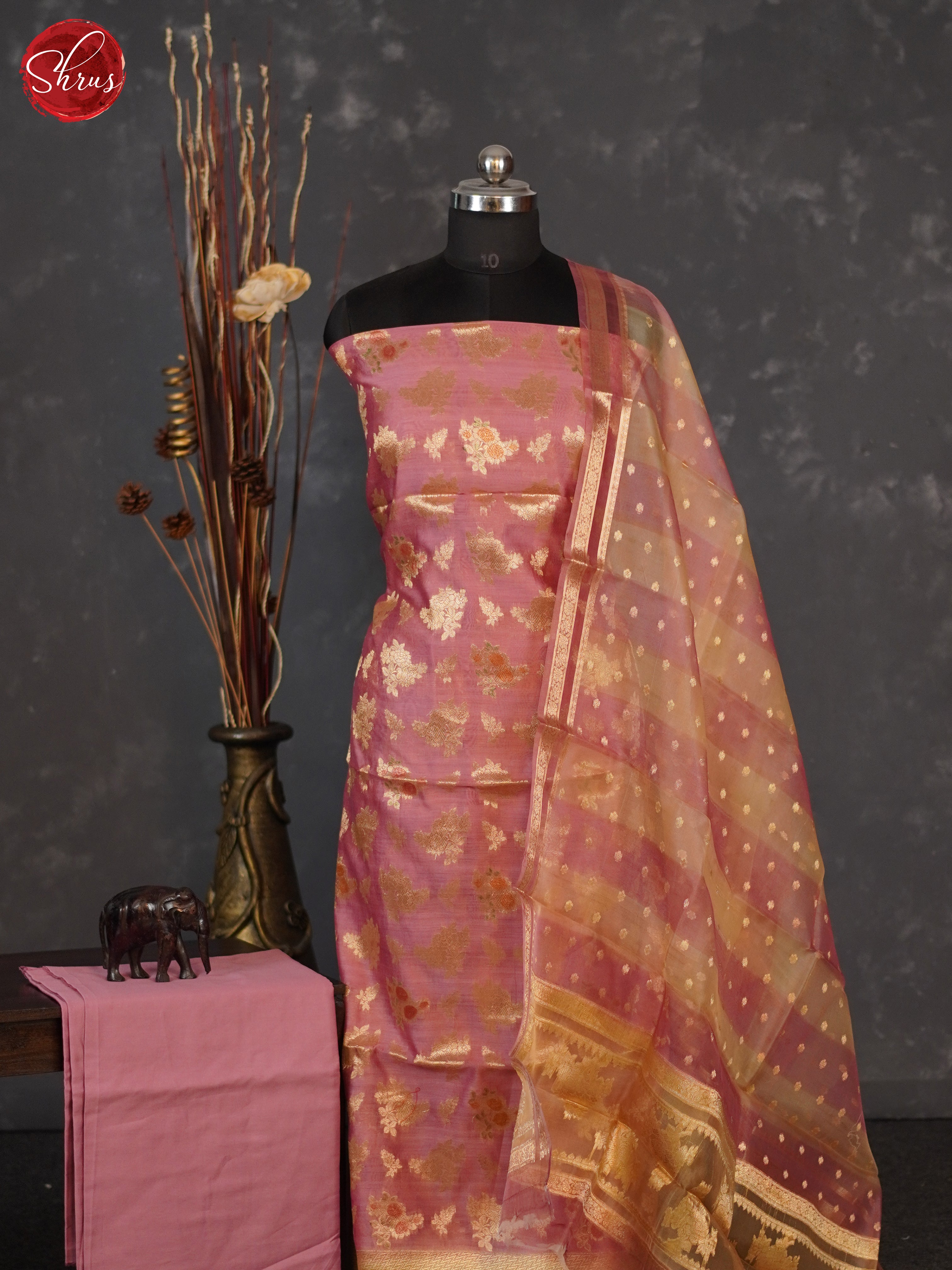 BHS10435 - Semi banaras salwar - Shop on ShrusEternity.com
