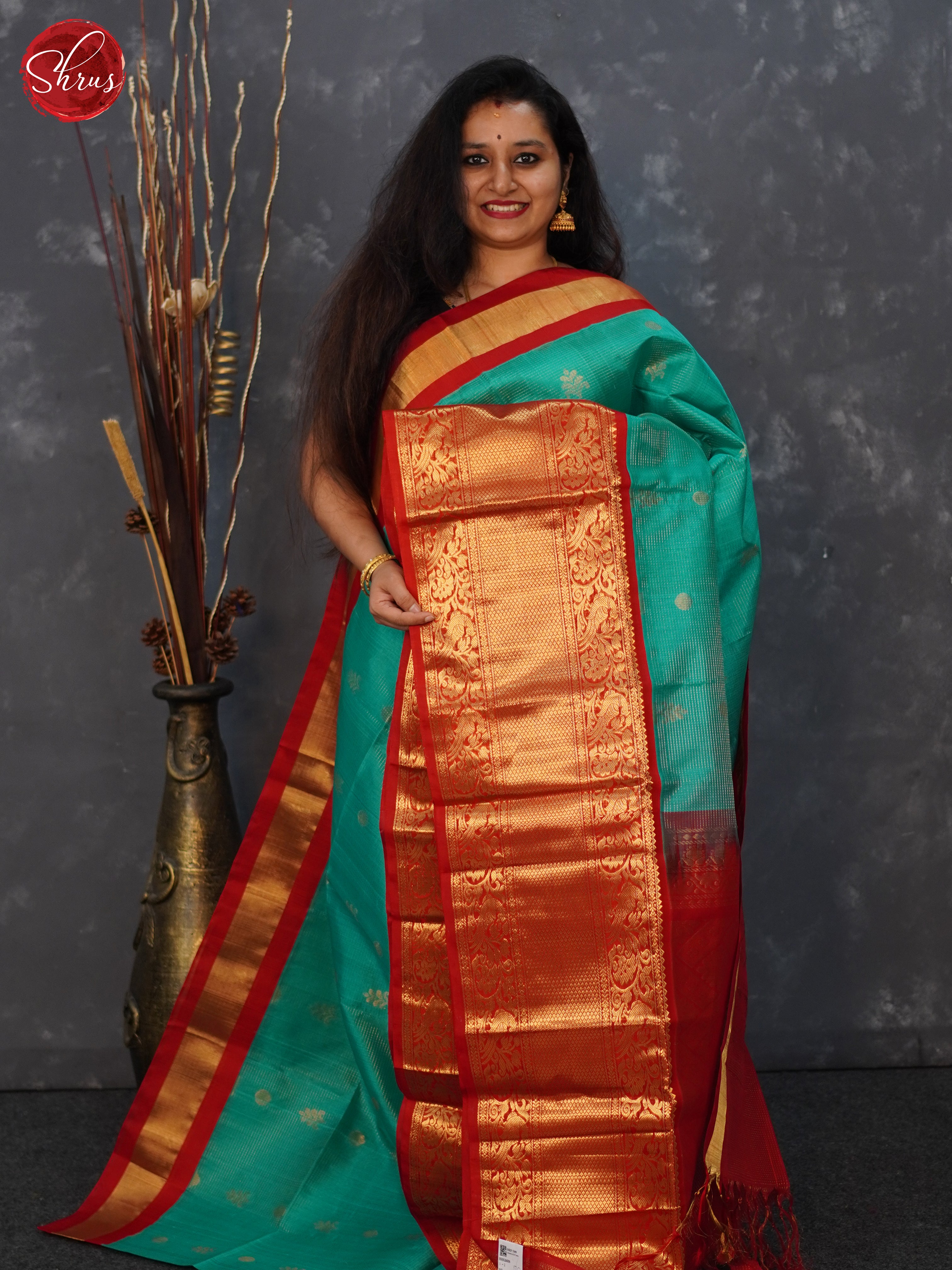 BHS26008 - Silk Cotton Saree - Shop on ShrusEternity.com