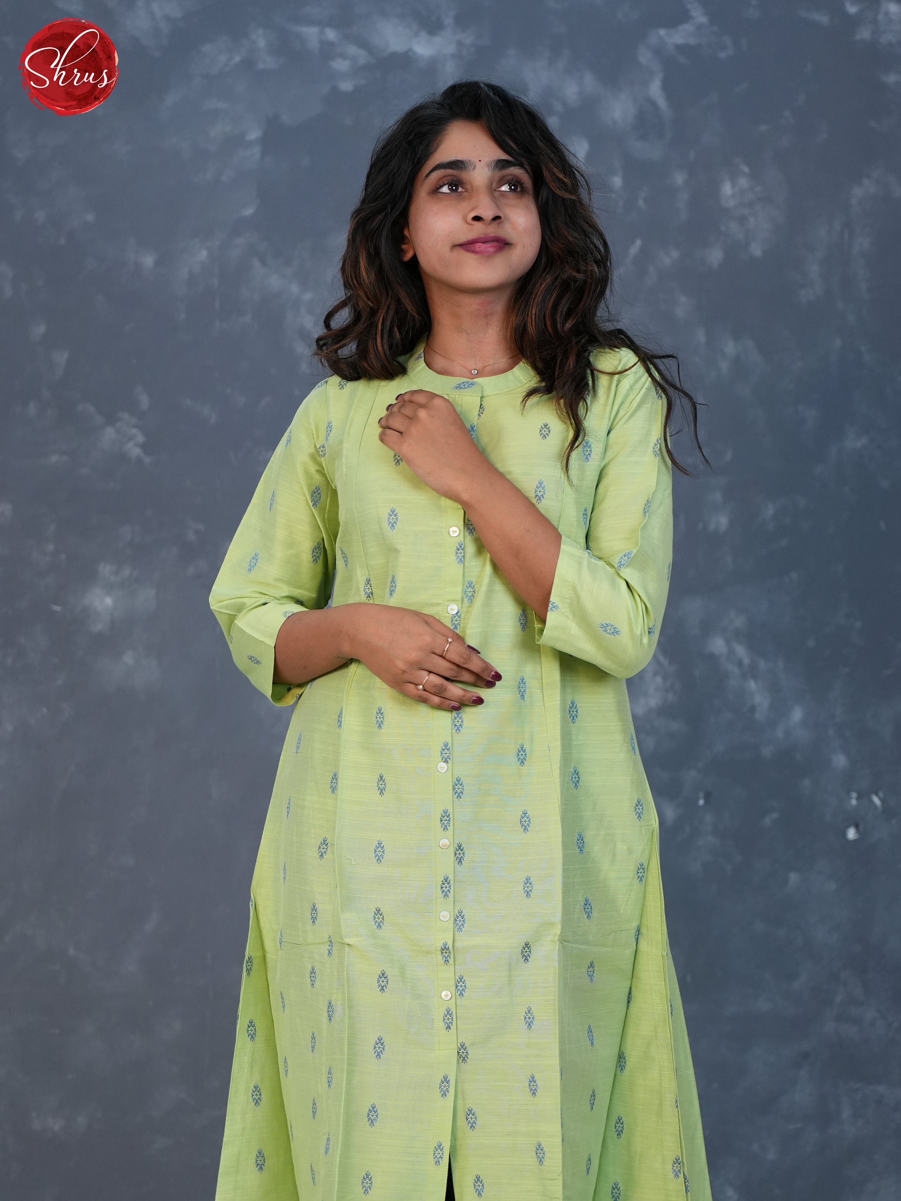 Green - Embroidered collar neck Readymade Suits - Shop on ShrusEternity.com