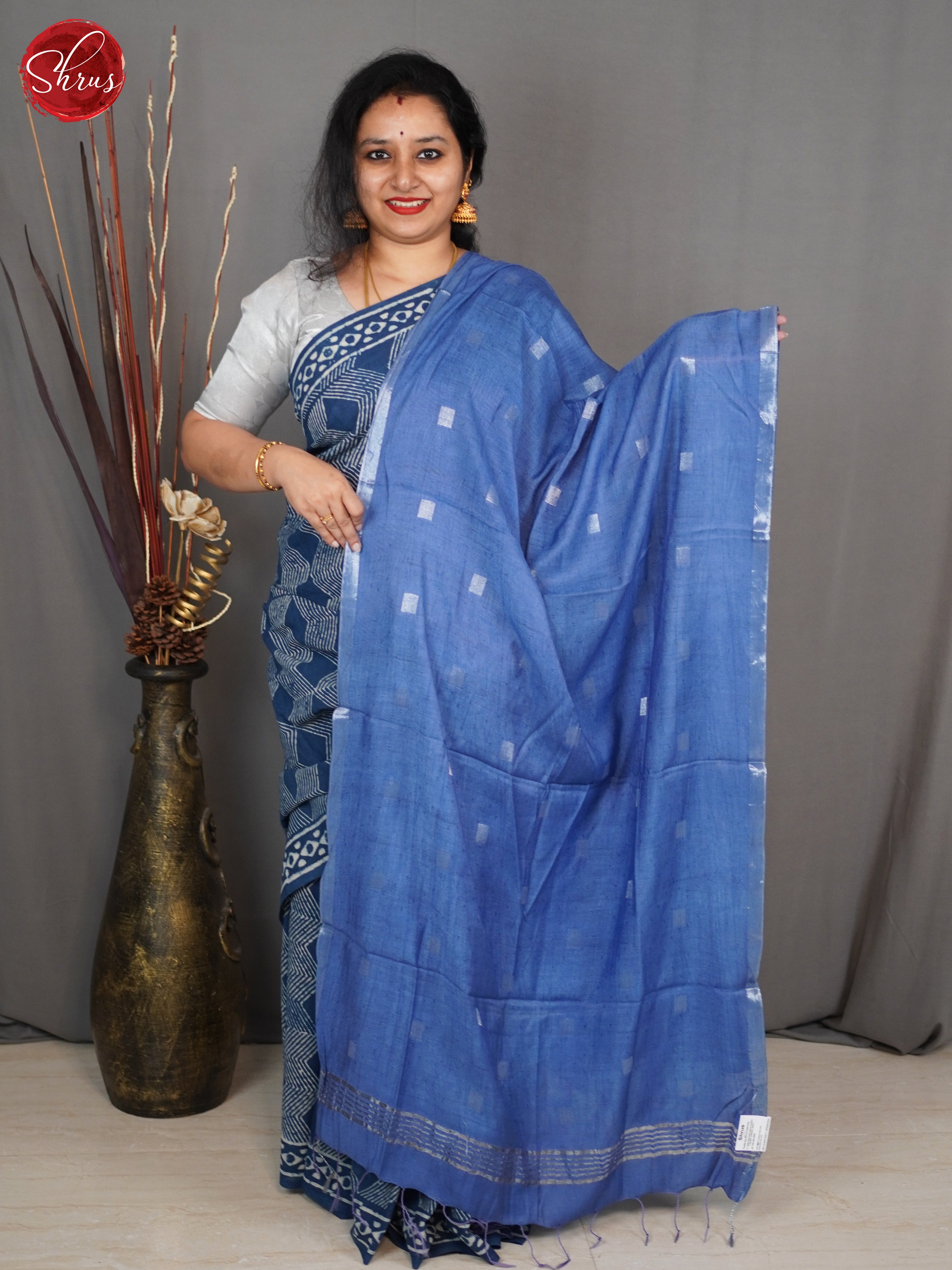 Blue - Dupatta - Shop on ShrusEternity.com