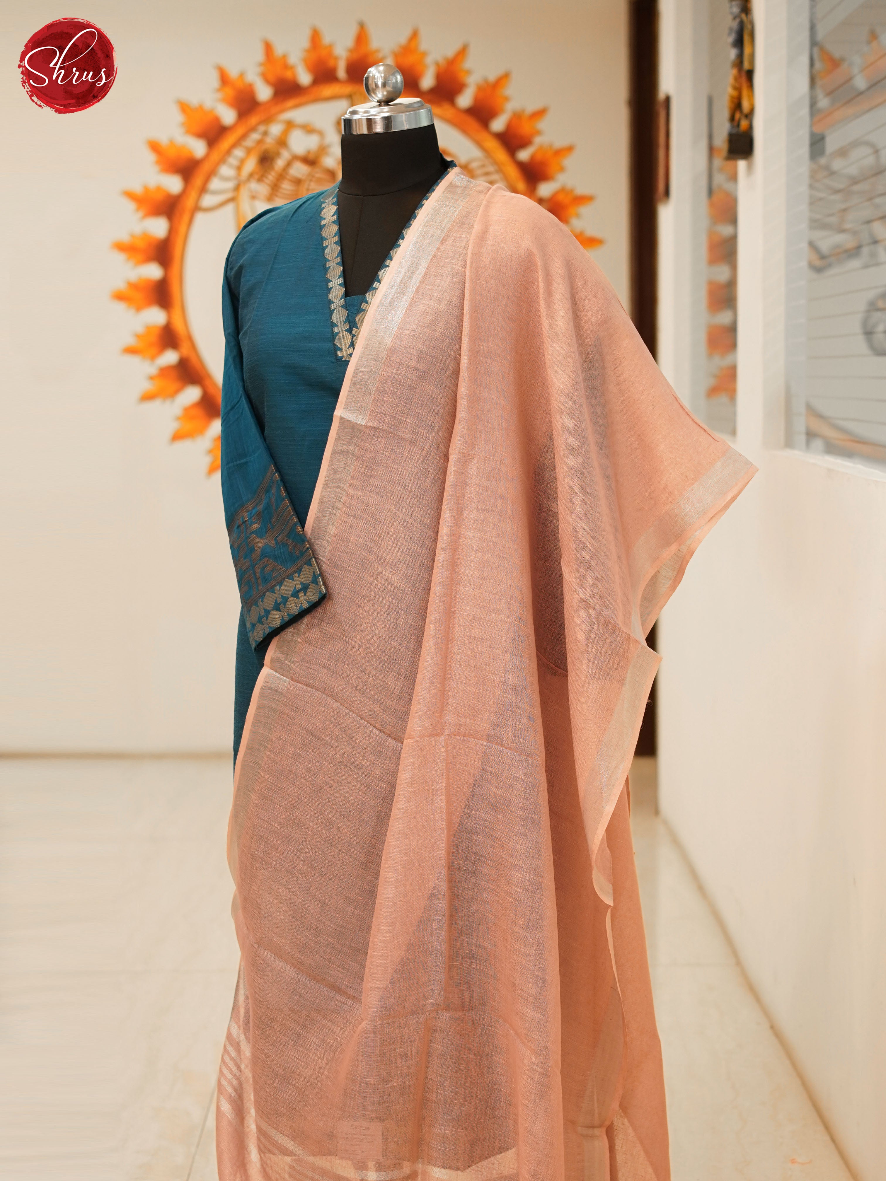 Peach - Dupatta - Shop on ShrusEternity.com