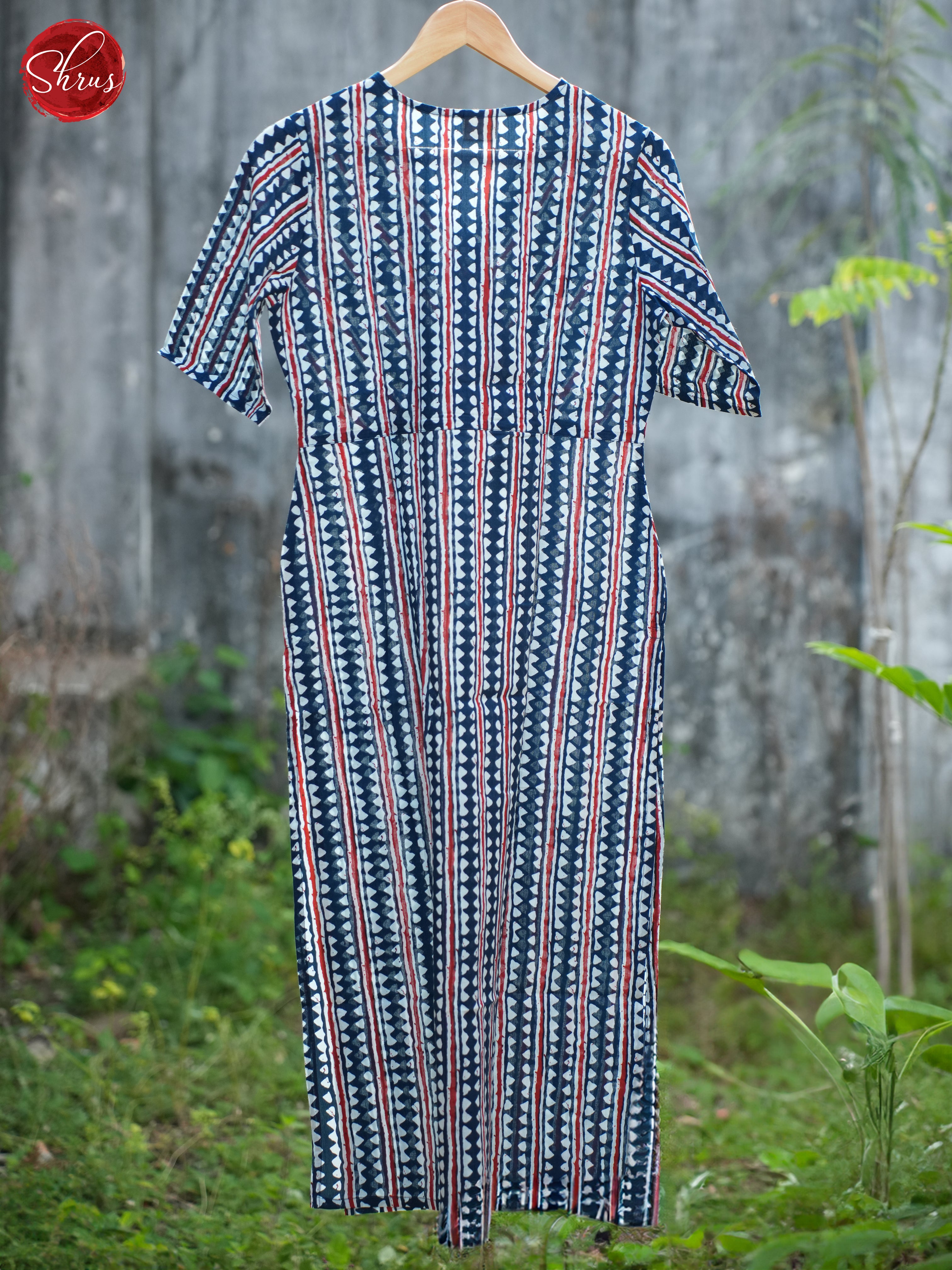 Blue - Readymade Kurti - Shop on ShrusEternity.com