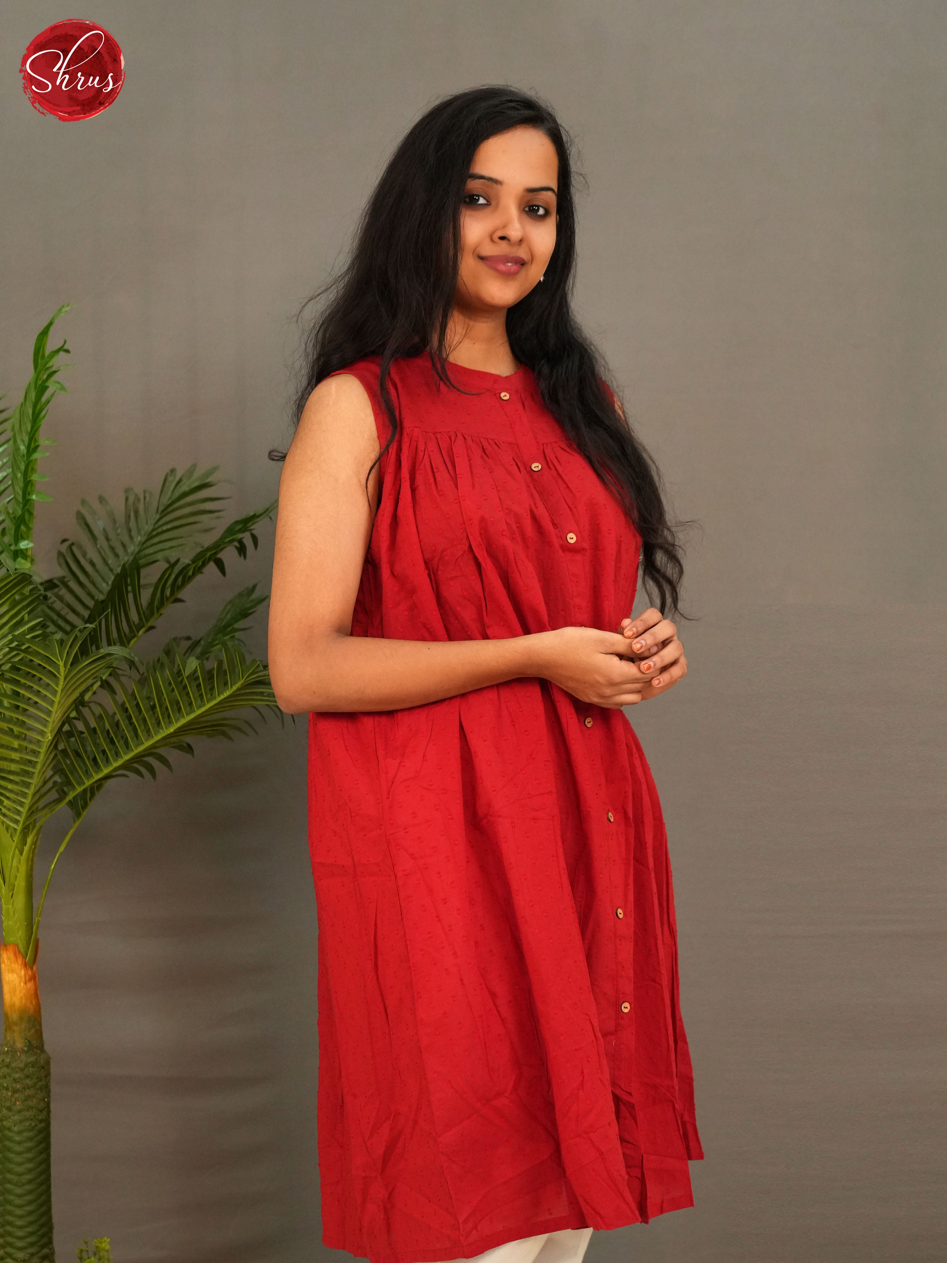 Red - Readymade Kurti - Shop on ShrusEternity.com