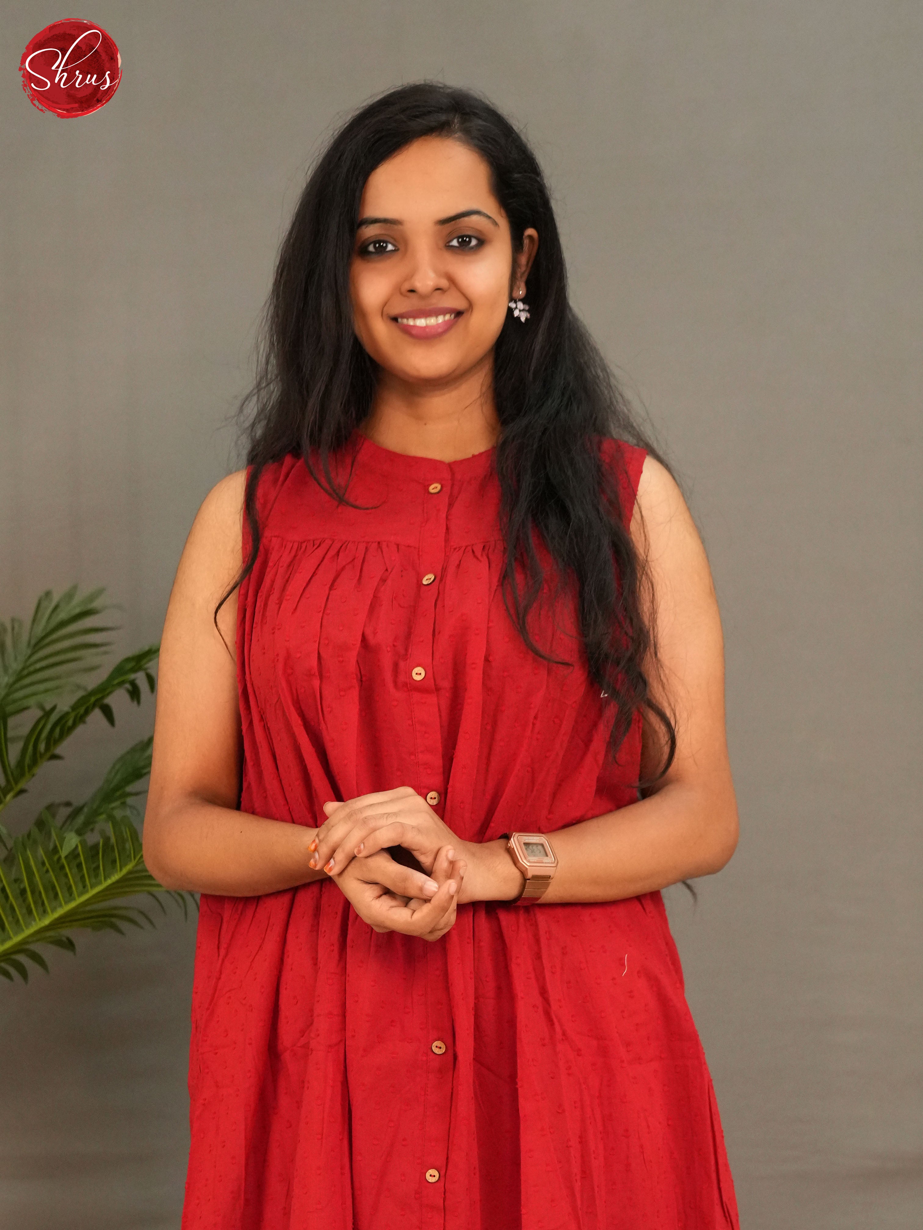 Red - Readymade Kurti - Shop on ShrusEternity.com