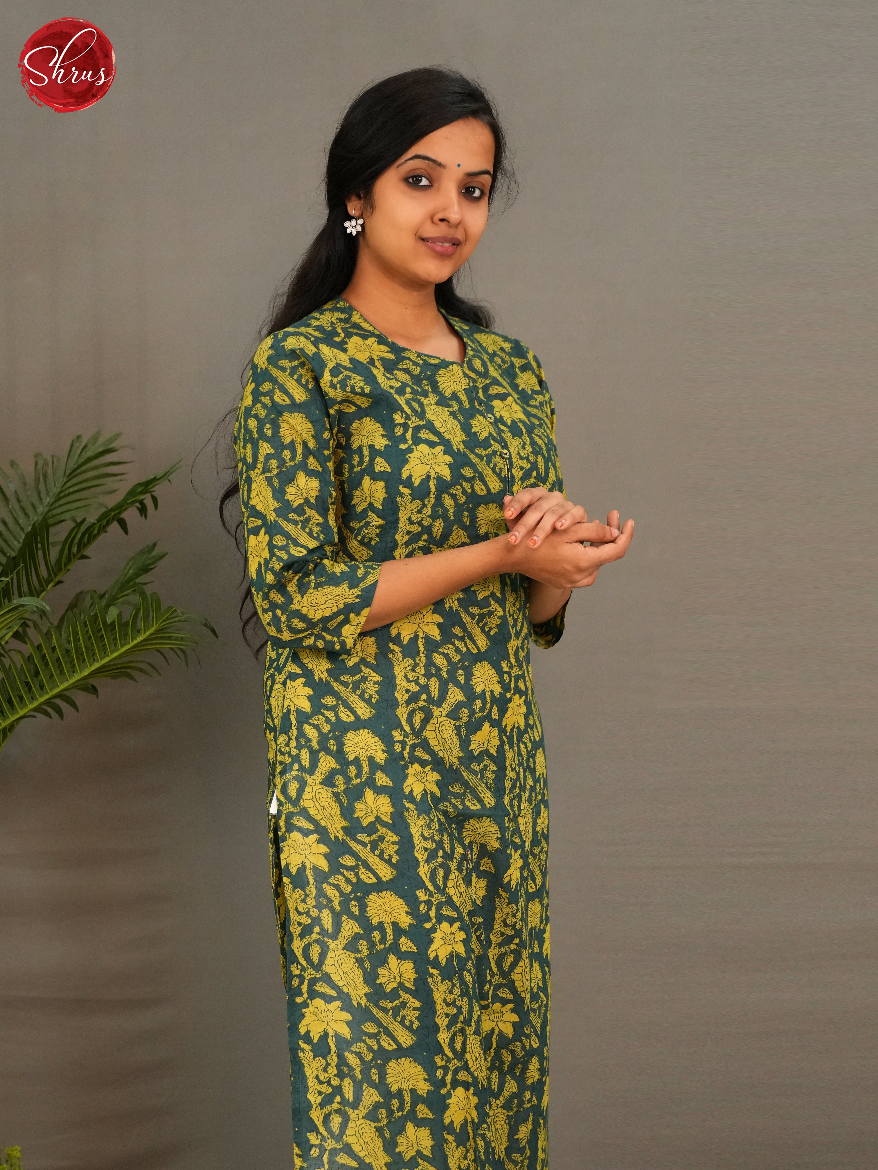 Green - Readymade Kurti - Shop on ShrusEternity.com