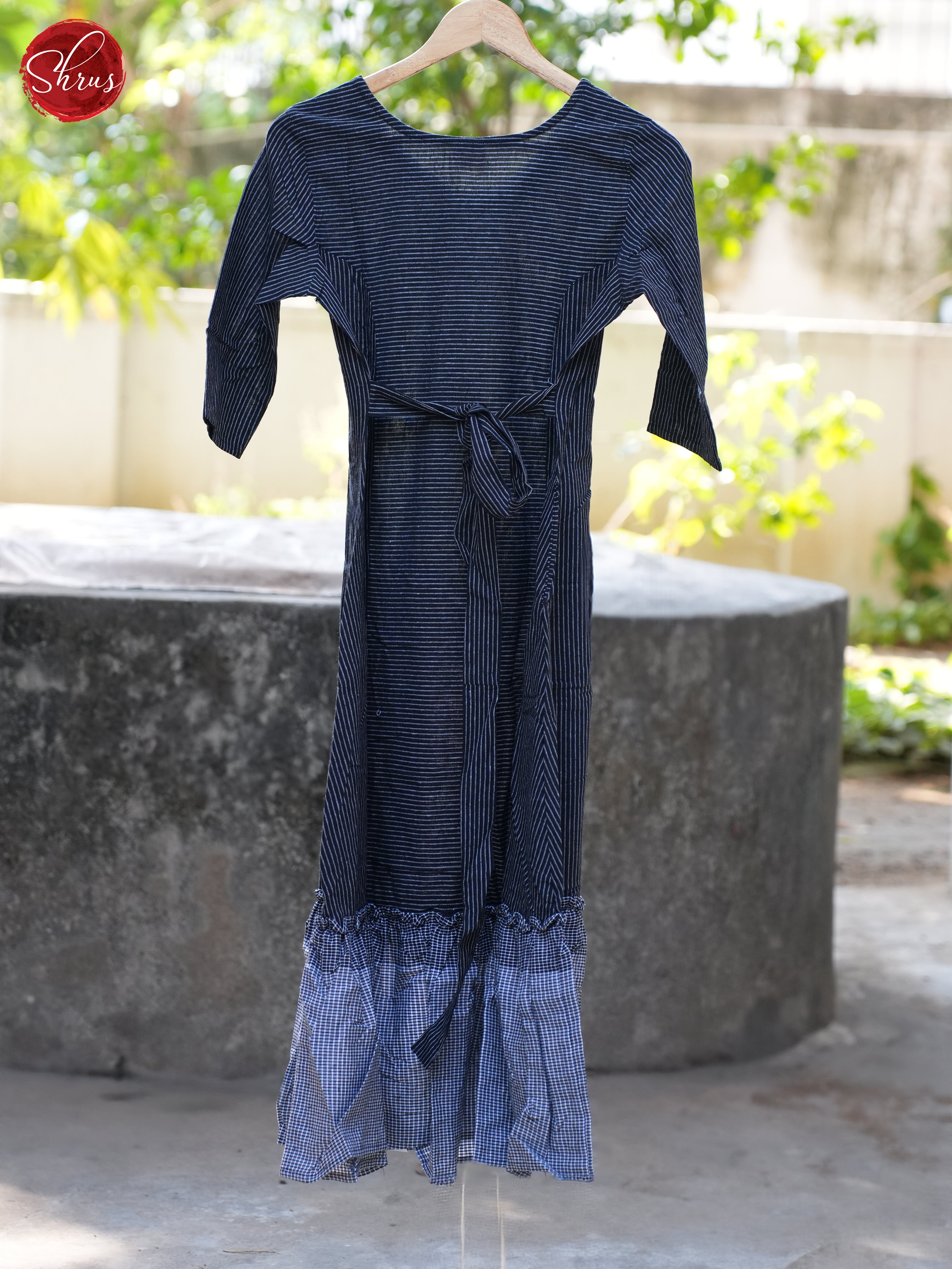 Blue - Readymade Kurti - Shop on ShrusEternity.com