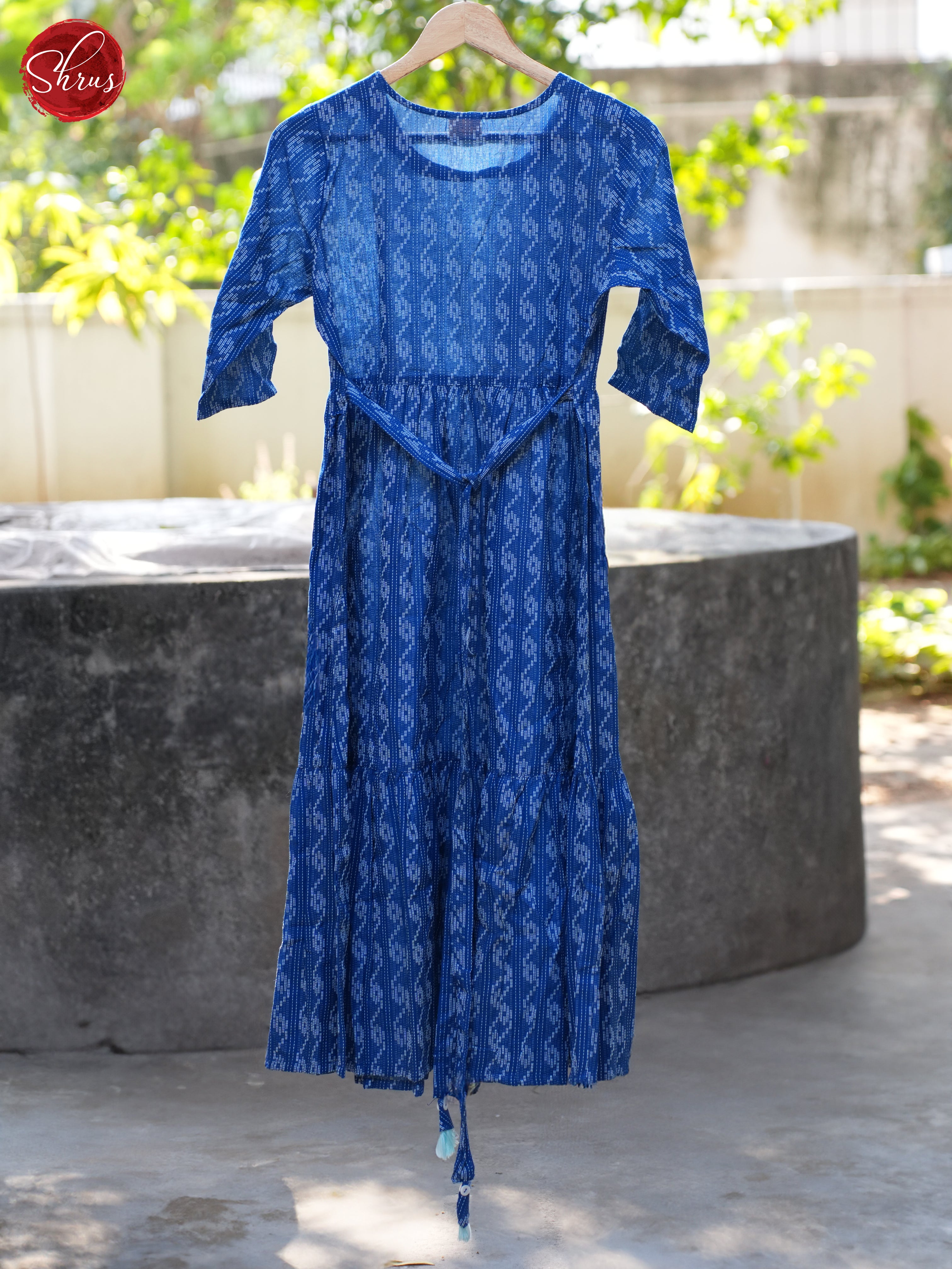 Blue - Readymade Kurti - Shop on ShrusEternity.com