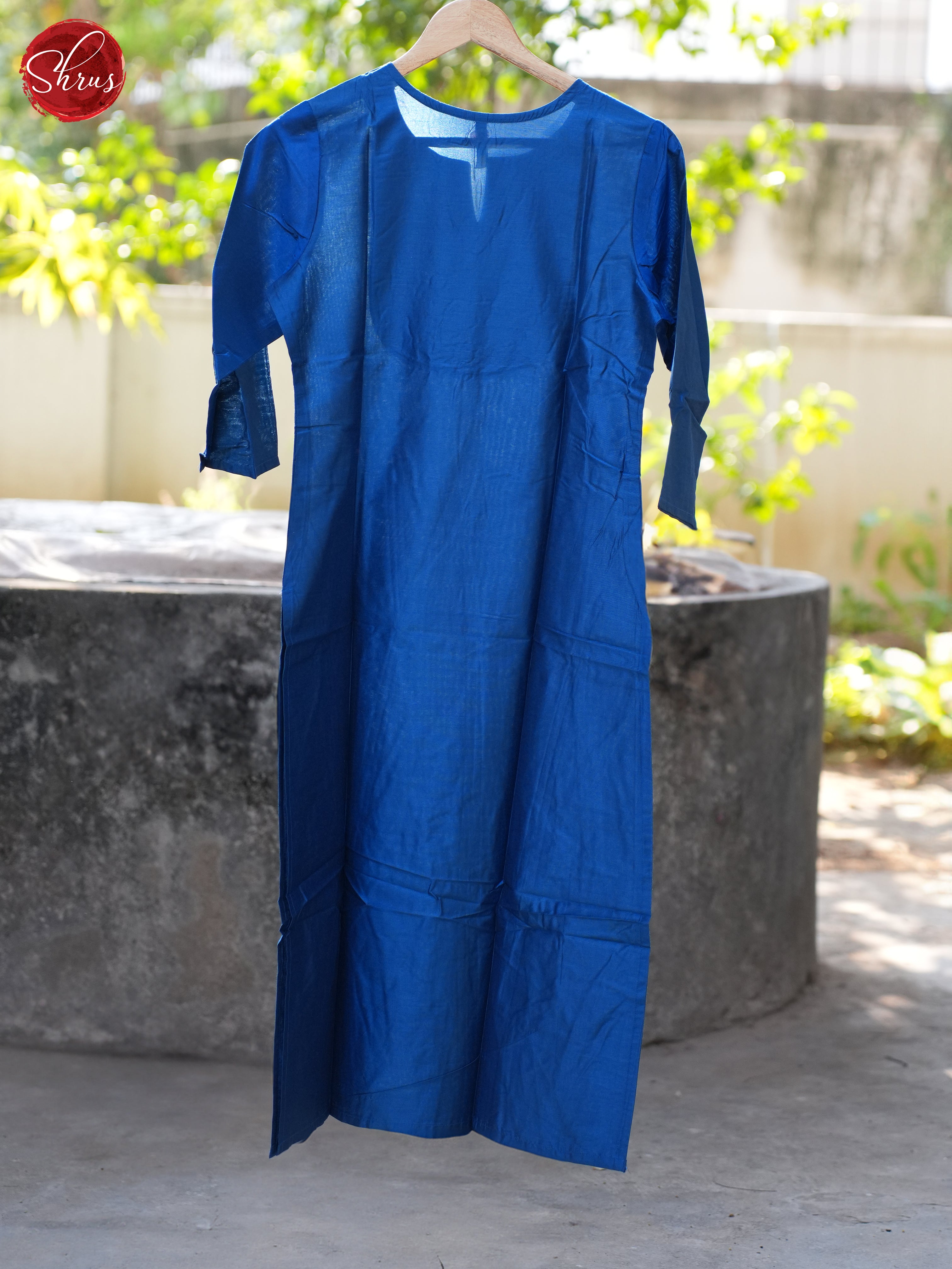 Blue - Readymade Kurti - Shop on ShrusEternity.com