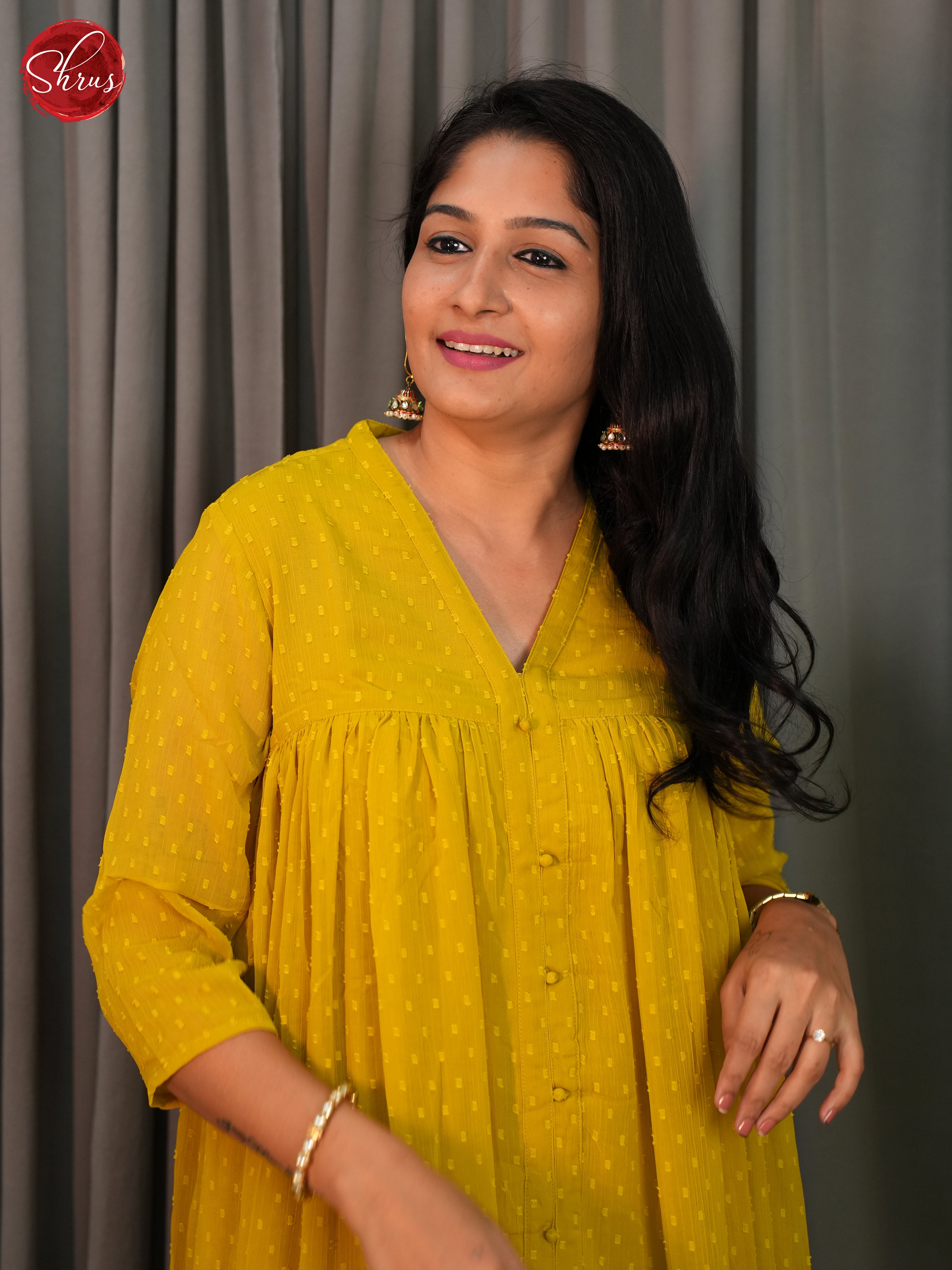 Mustard - Readymade kurti - Shop on ShrusEternity.com