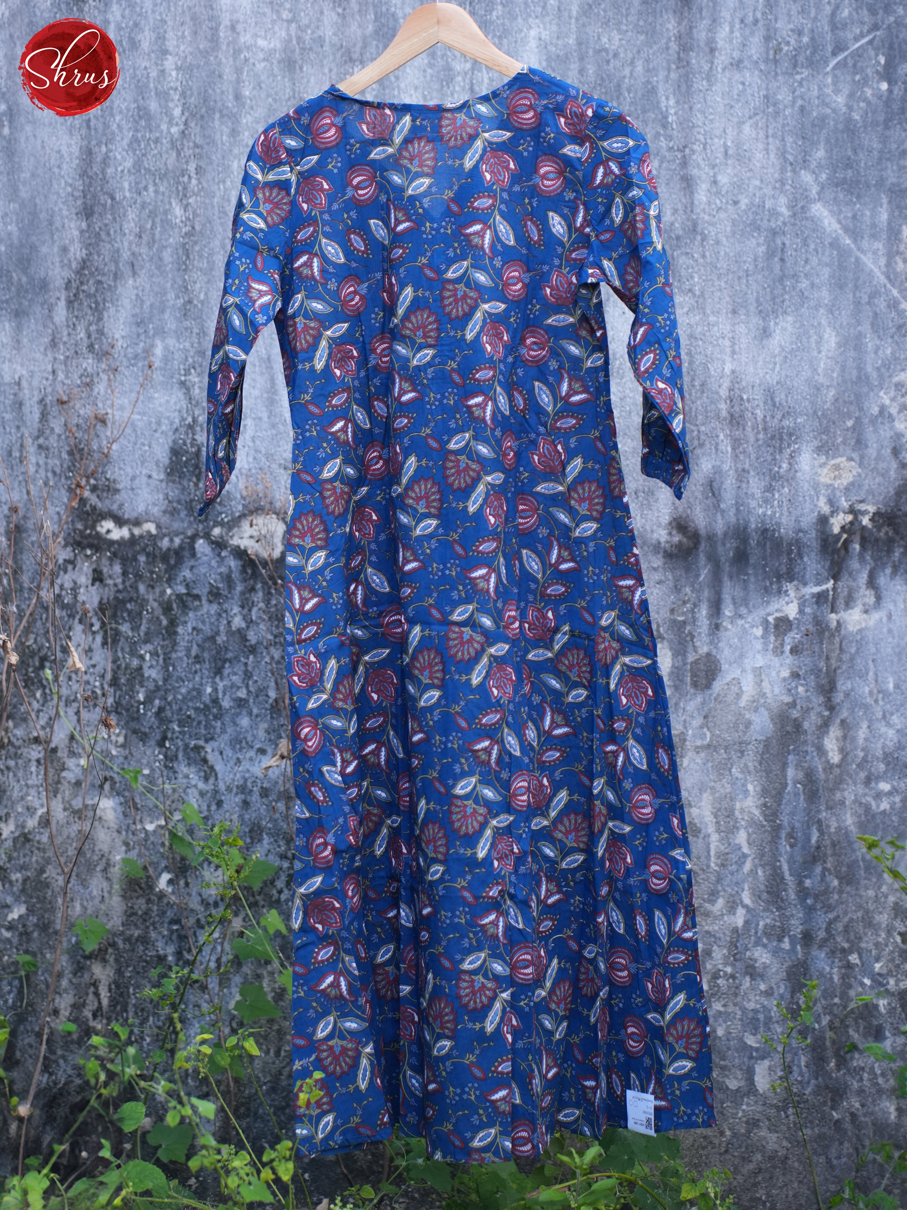 Blue - Readymade Kurti - Shop on ShrusEternity.com