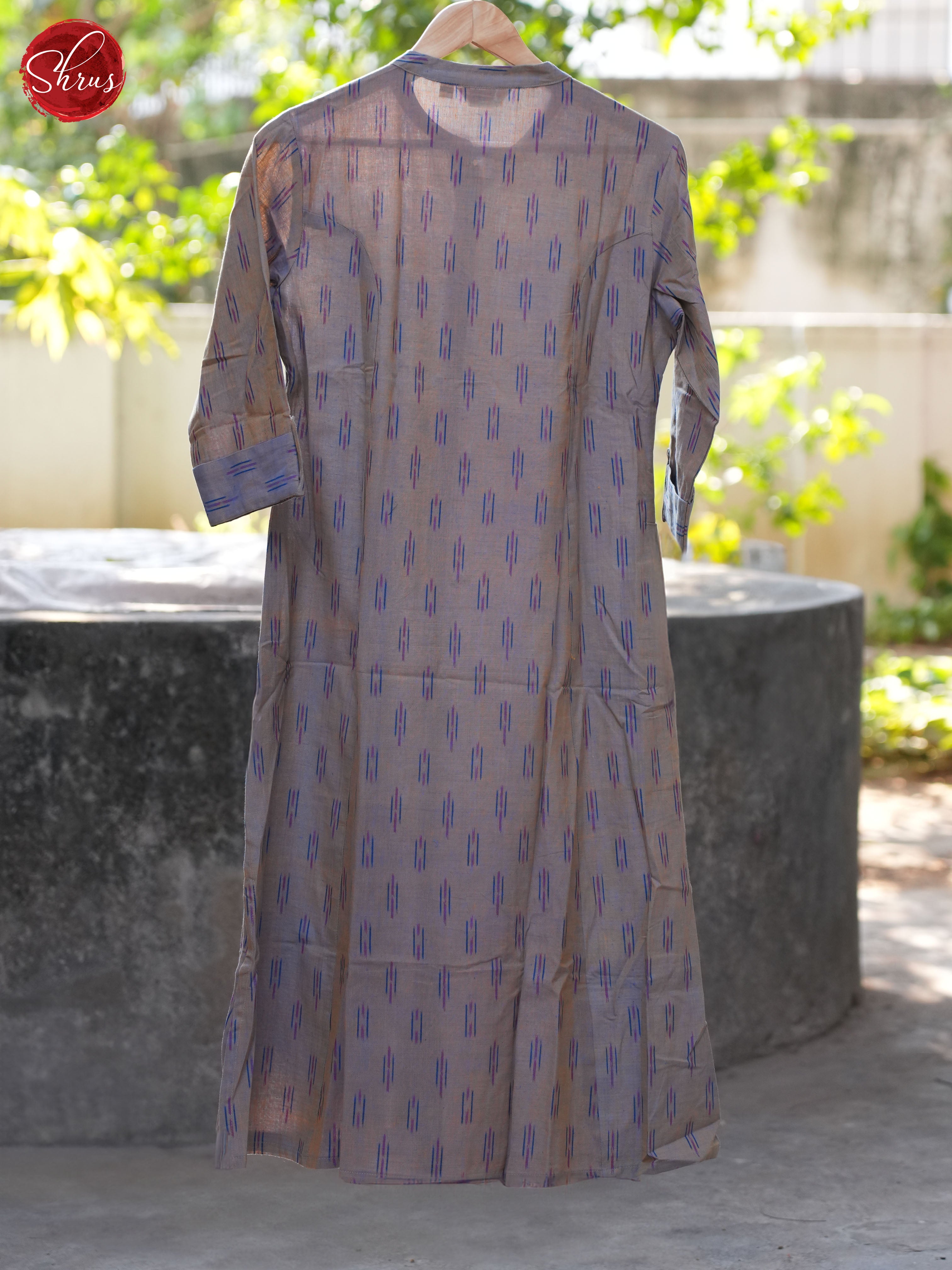 Grey - Readymade Kurti - Shop on ShrusEternity.com