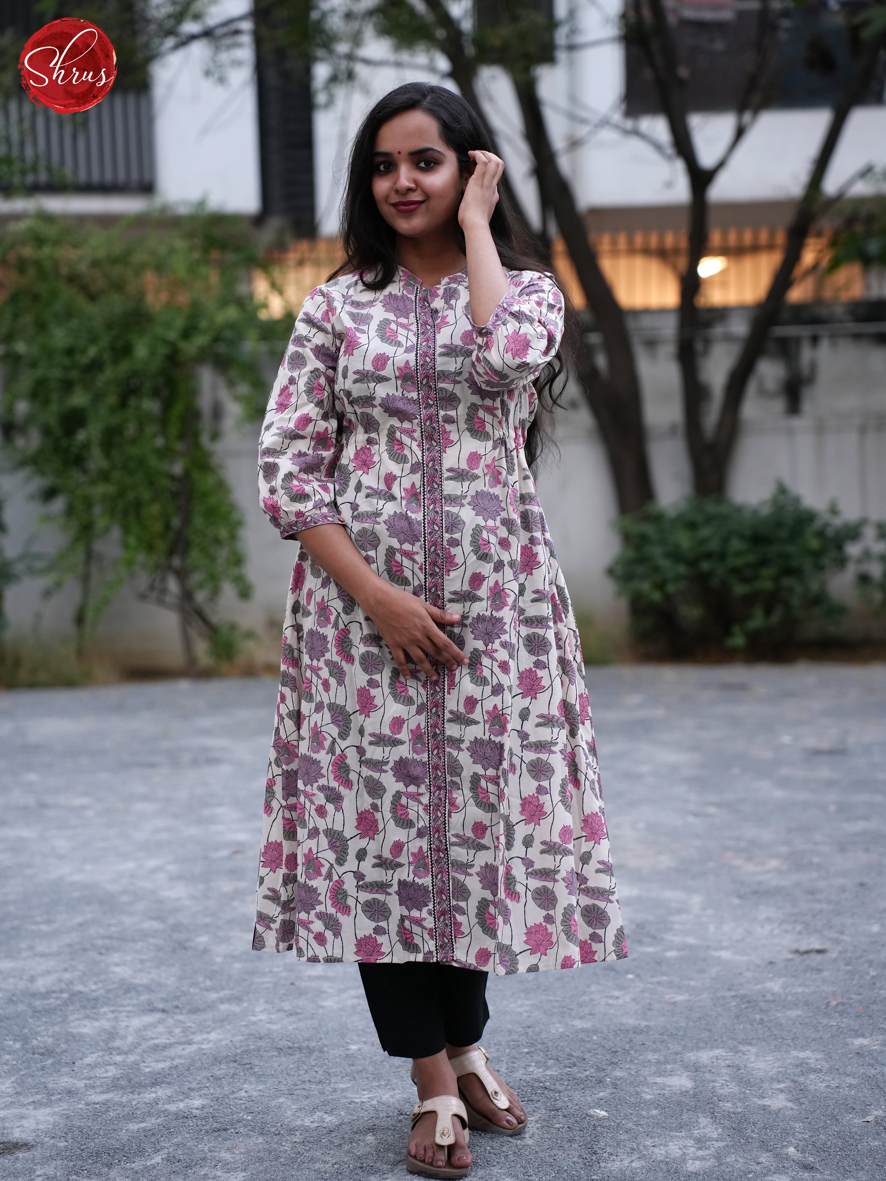 Cream and Pink - Readymade Suits - Shop on ShrusEternity.com