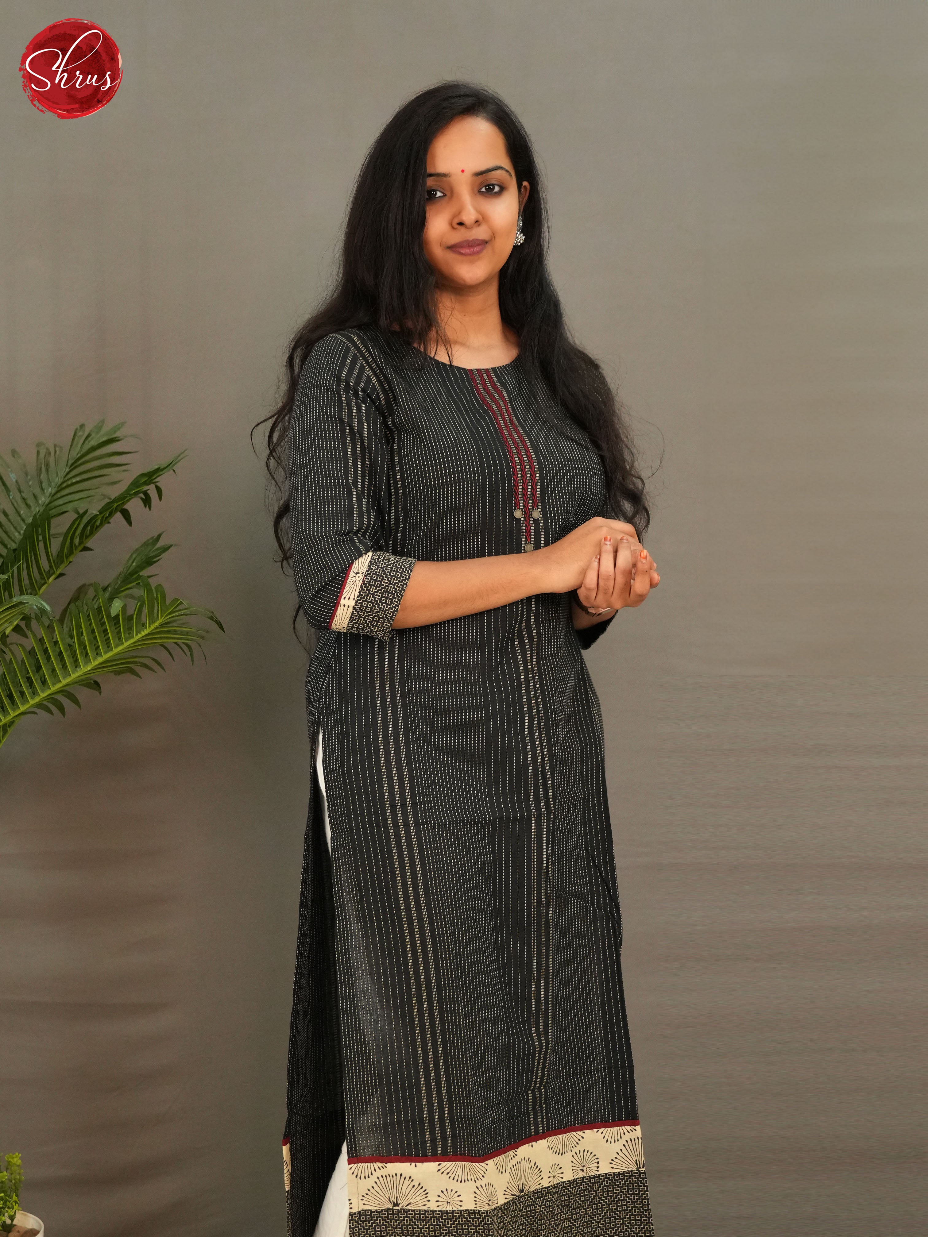 Black - Readymade Kurti - Shop on ShrusEternity.com