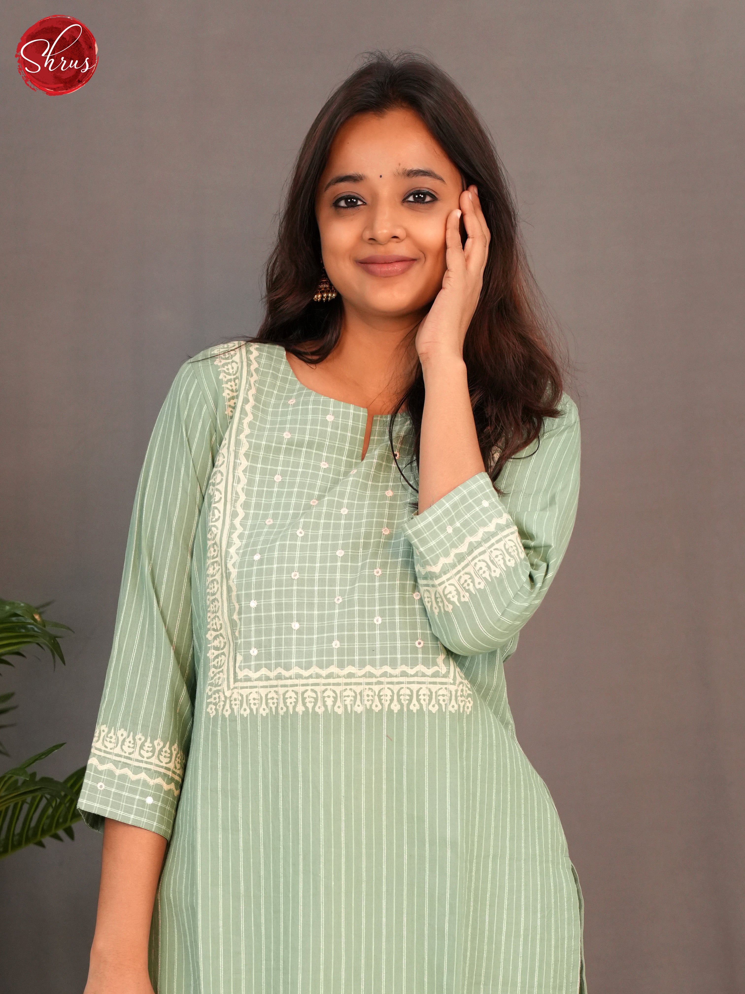 Green - Readymade Kurti - Shop on ShrusEternity.com