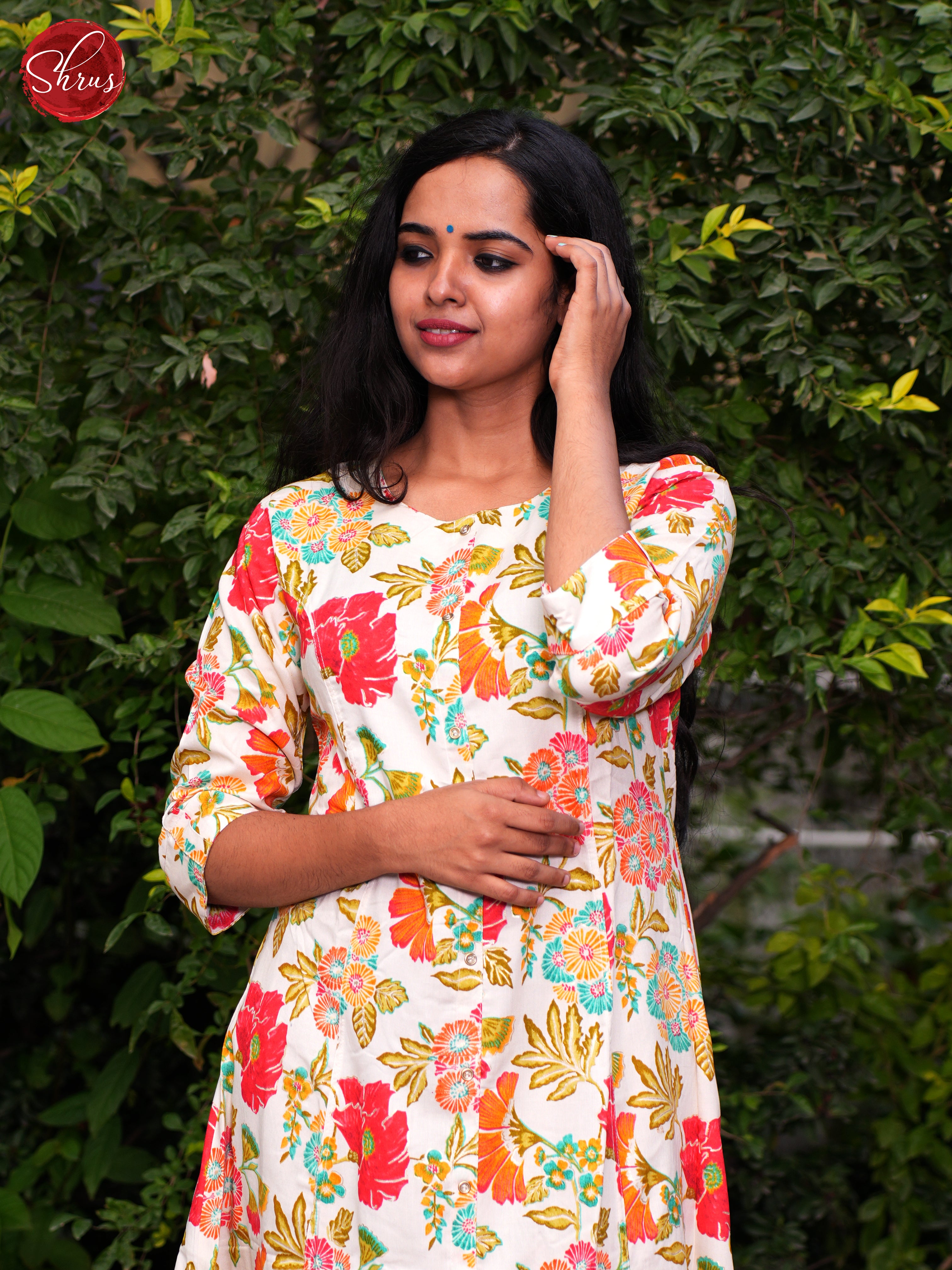 Cream - Readymade Kurti - Shop on ShrusEternity.com
