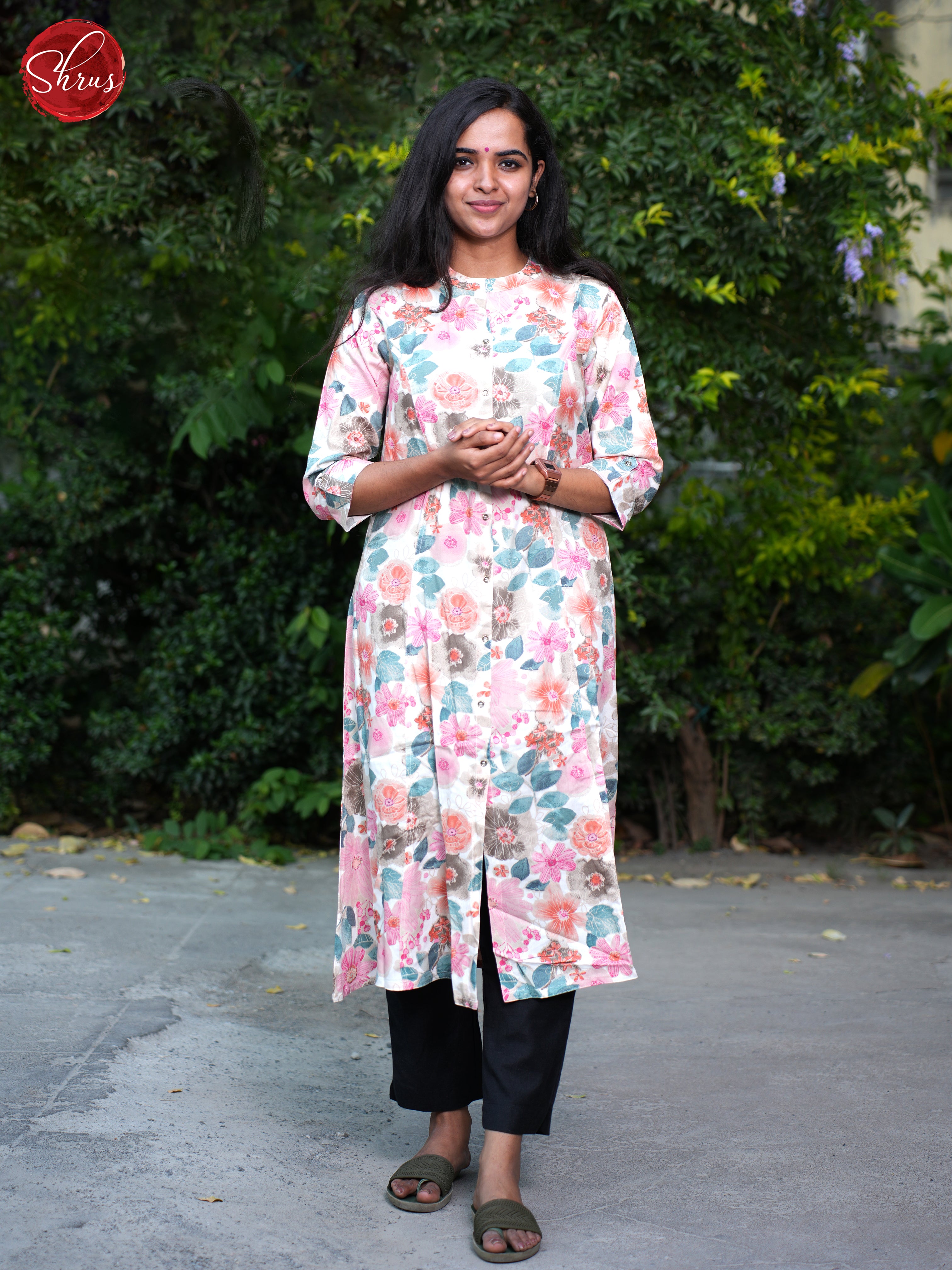 Pink- Casual Kurti - Shop on ShrusEternity.com