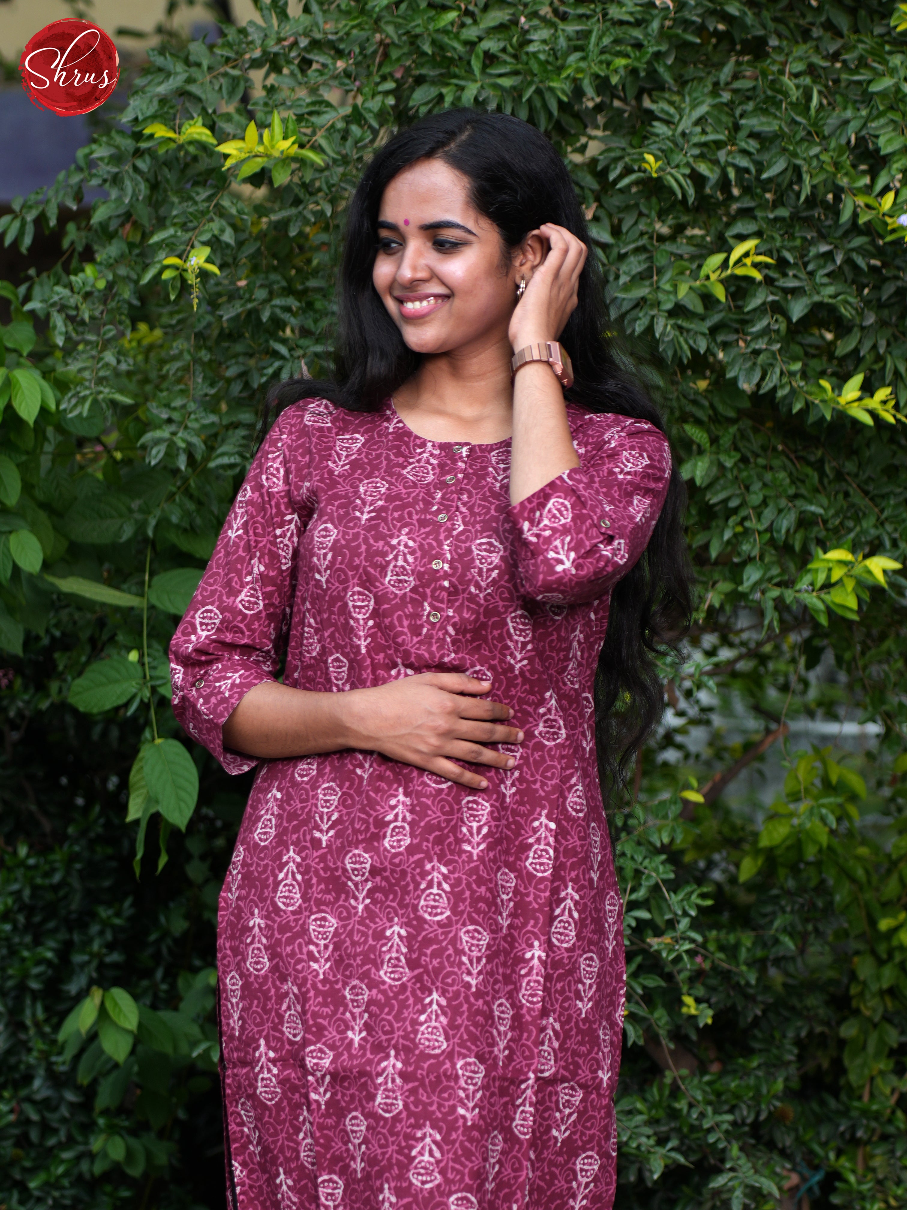 Majenta Pink - Casual Kurti - Shop on ShrusEternity.com