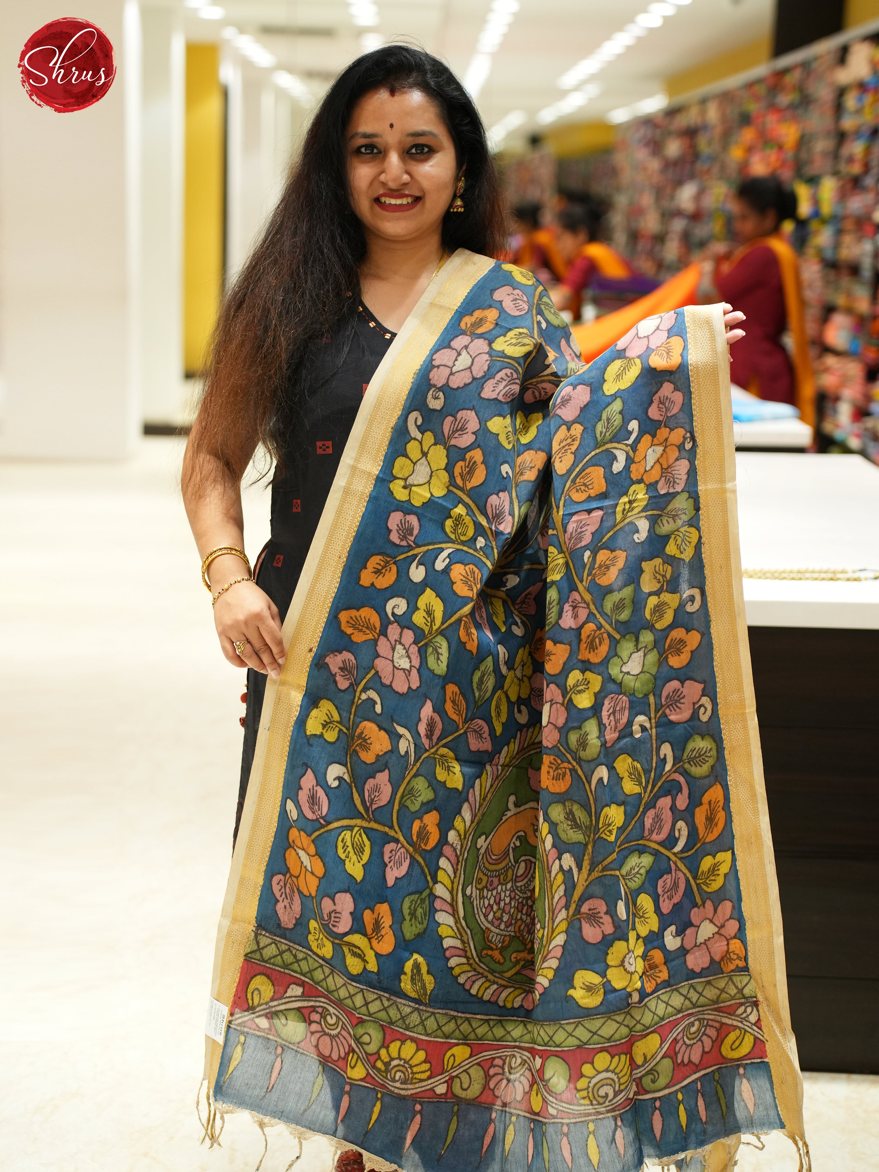 Blue - Dupatta - Shop on ShrusEternity.com