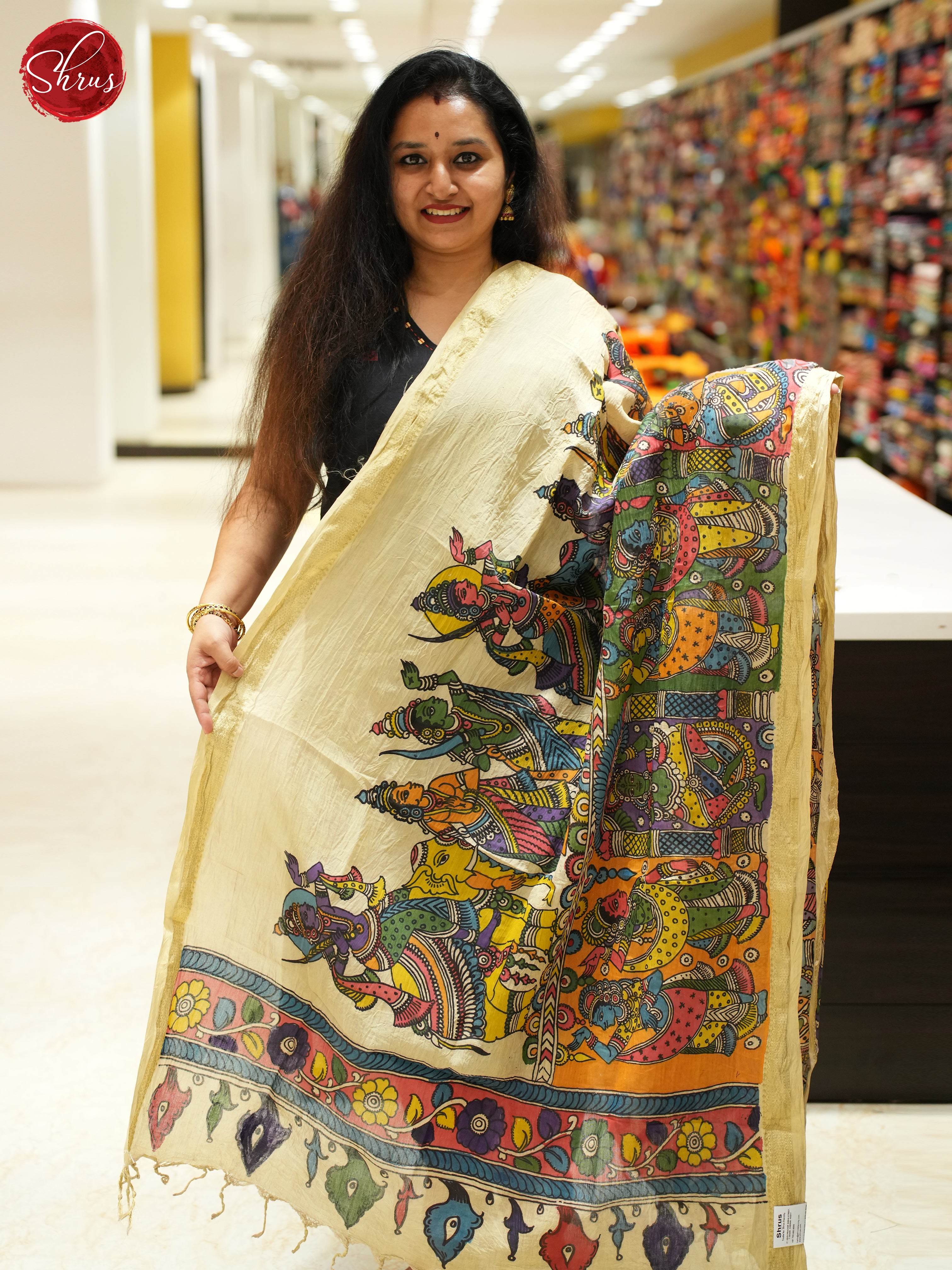 Cream - Dupatta - Shop on ShrusEternity.com