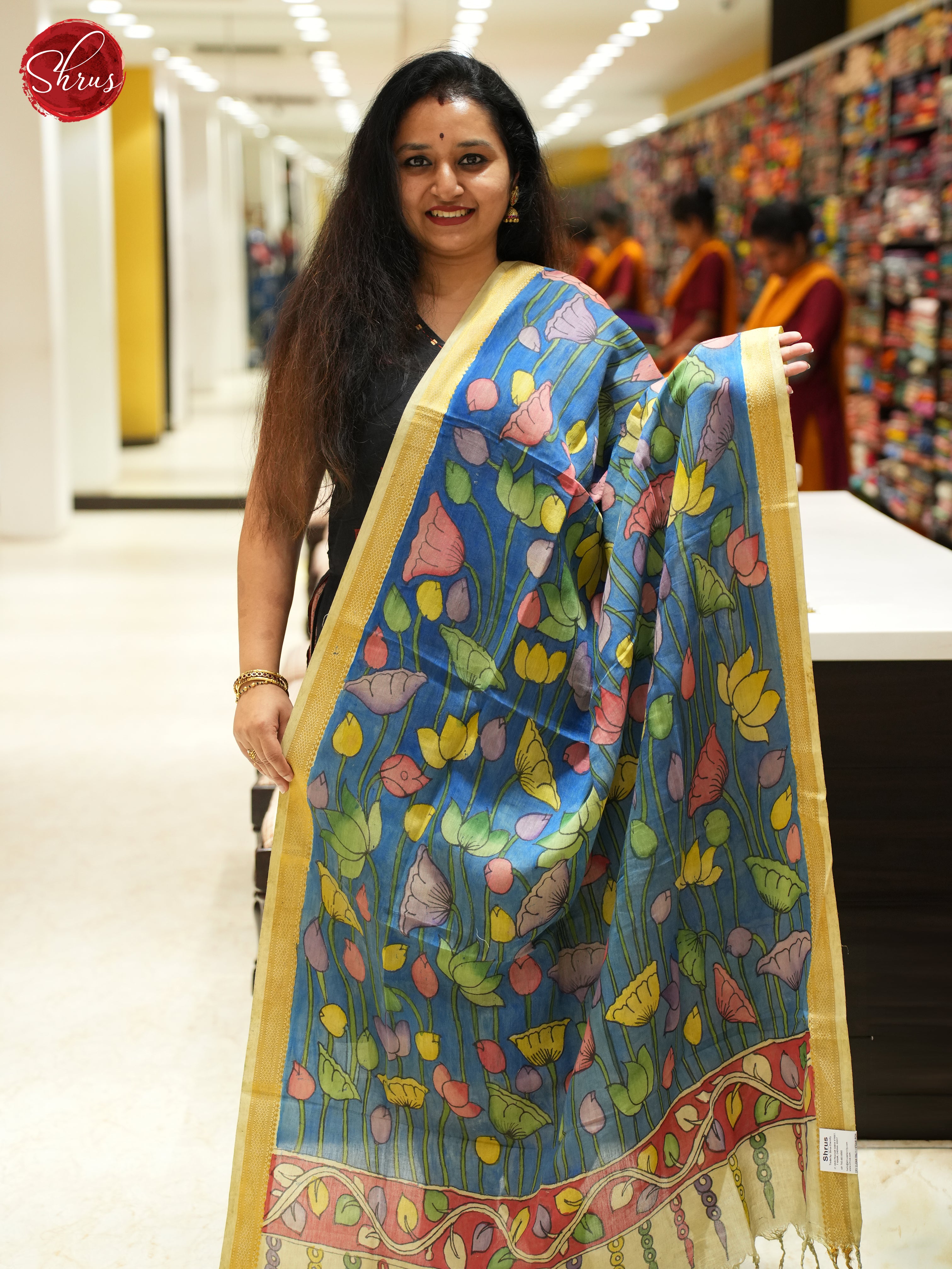 Blue - Dupatta - Shop on ShrusEternity.com