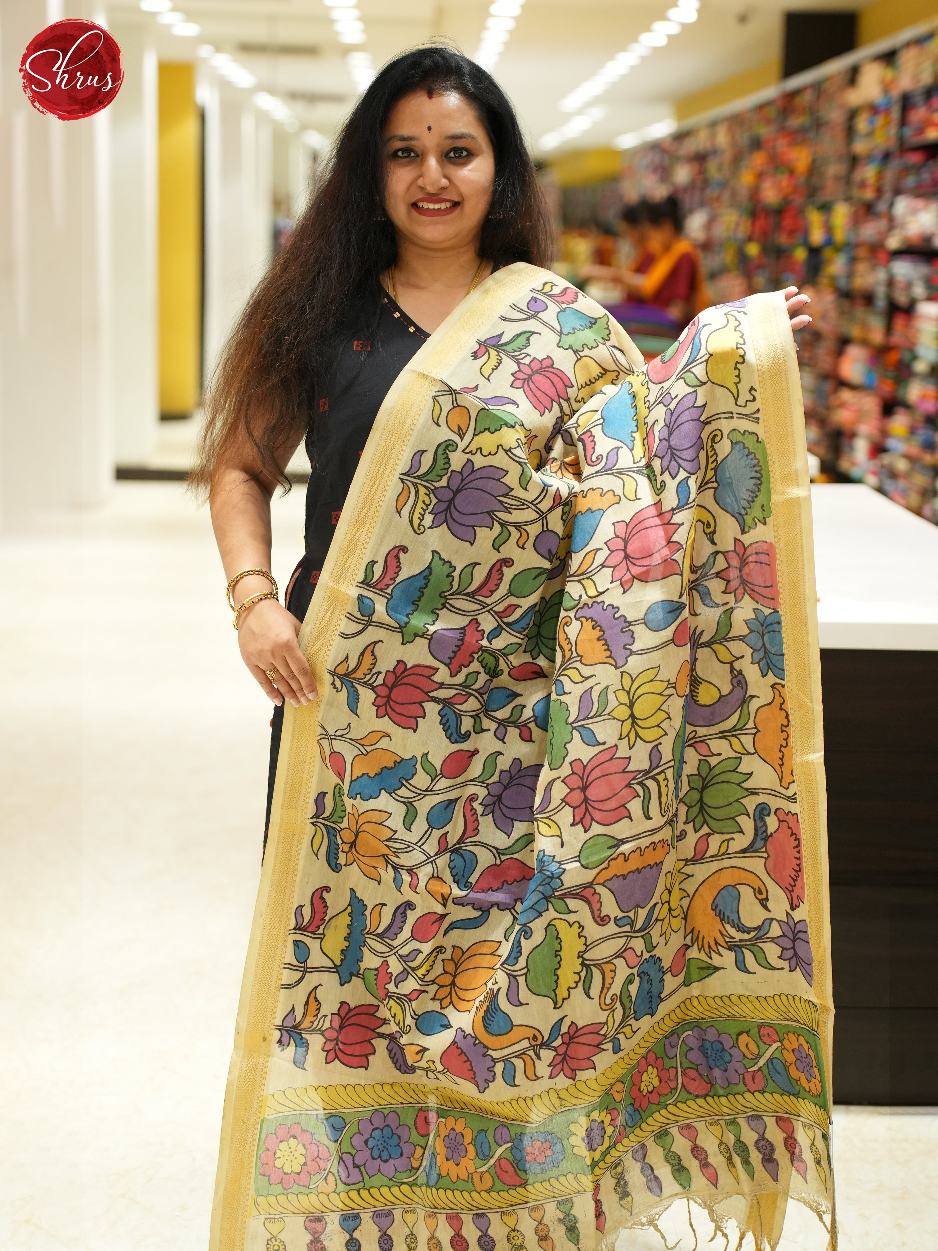 Cream - Dupatta - Shop on ShrusEternity.com