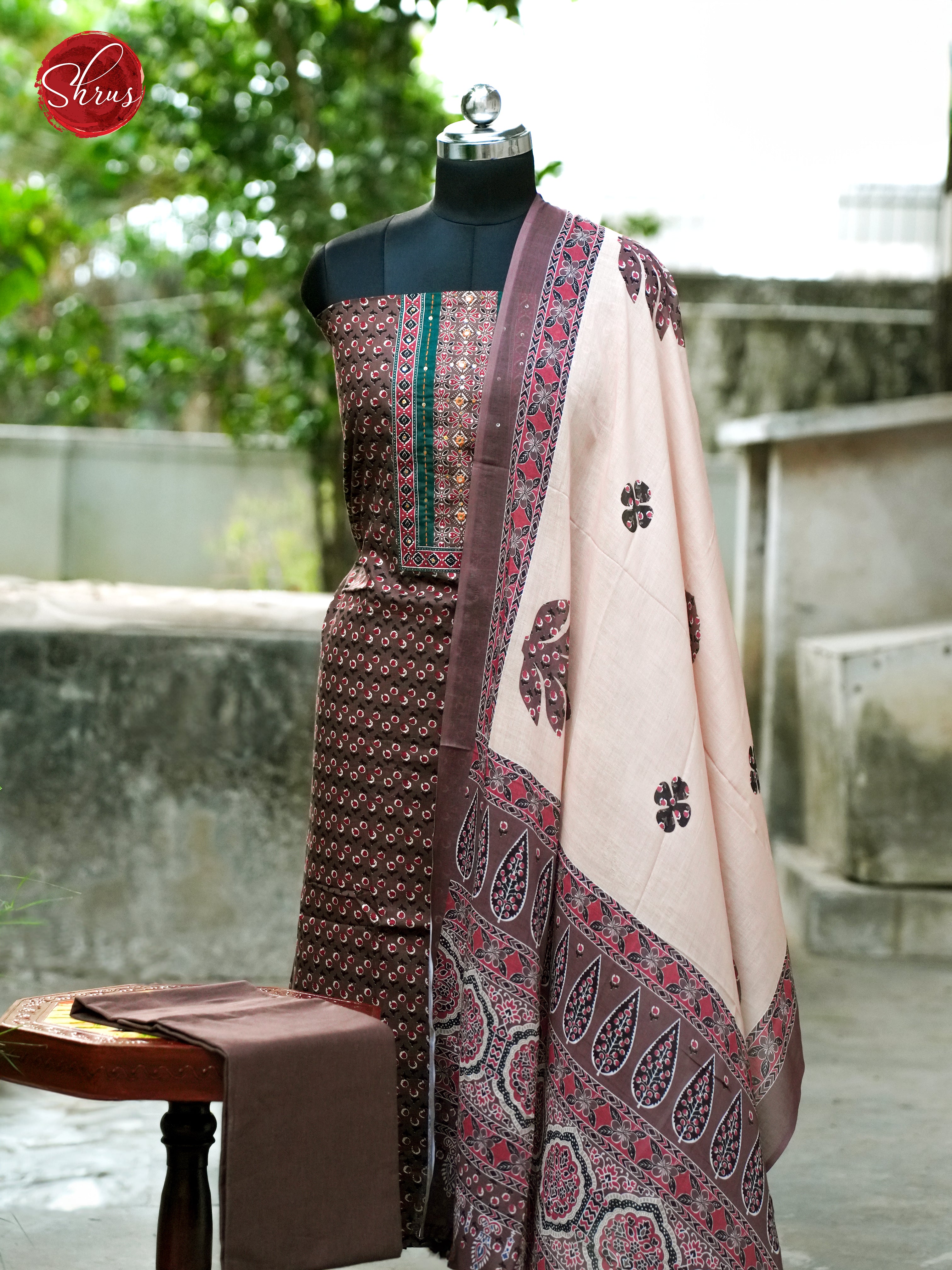 CDS12008 - Ajrakh Salwar - Shop on ShrusEternity.com