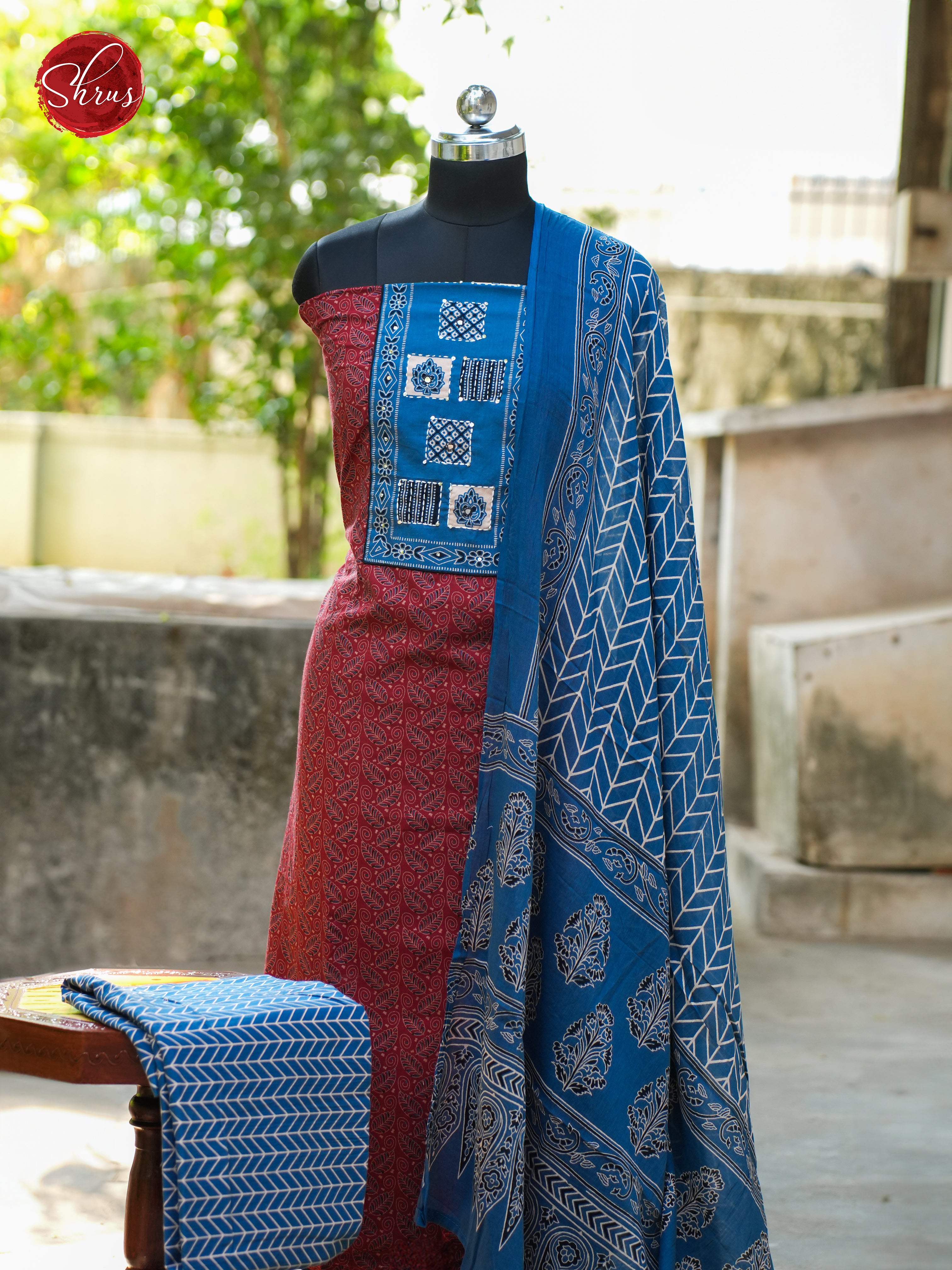 CDS12063 - Ajrakh Salwar - Shop on ShrusEternity.com