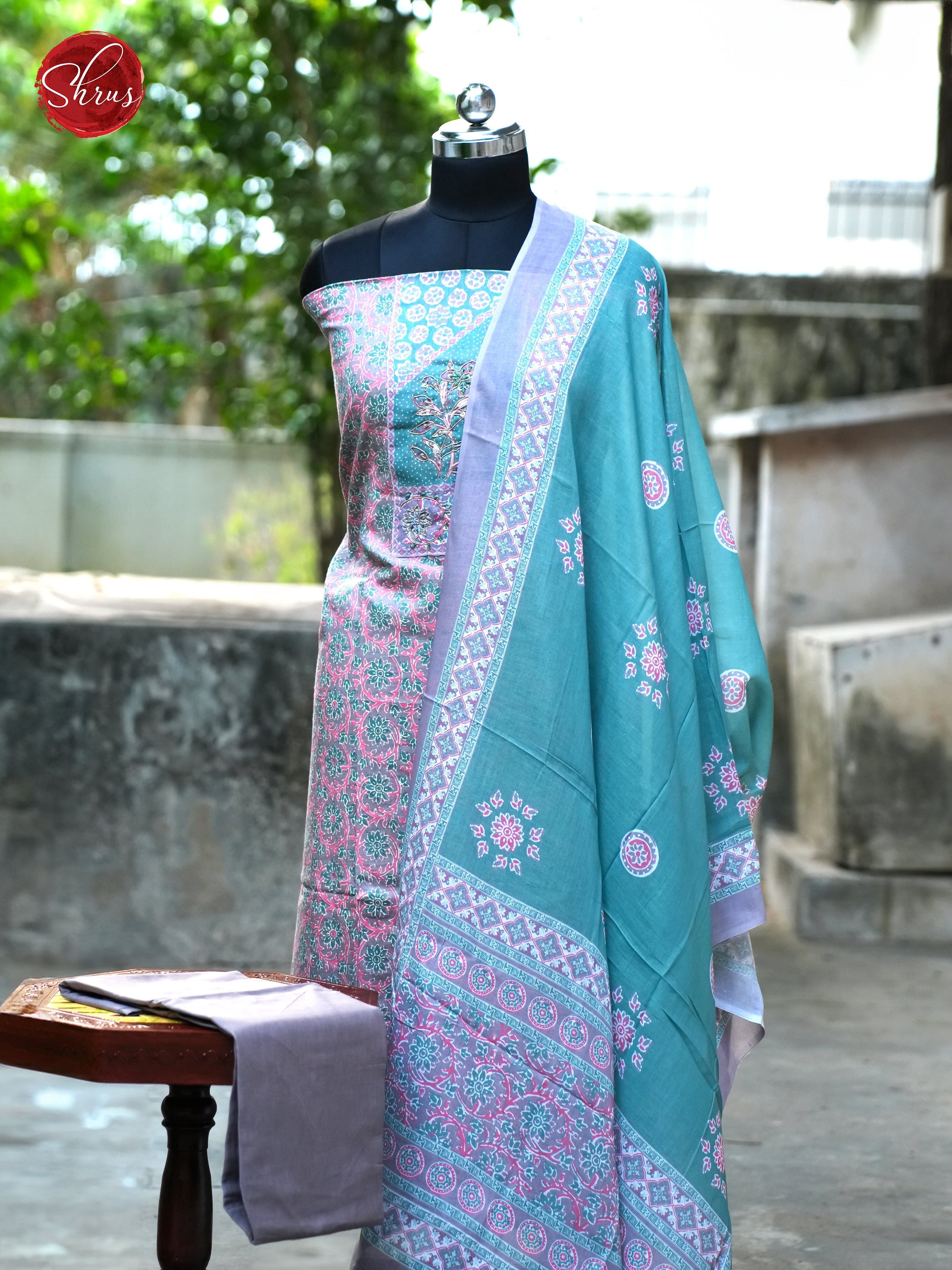 CDS12073 - Ajrakh Salwar - Shop on ShrusEternity.com