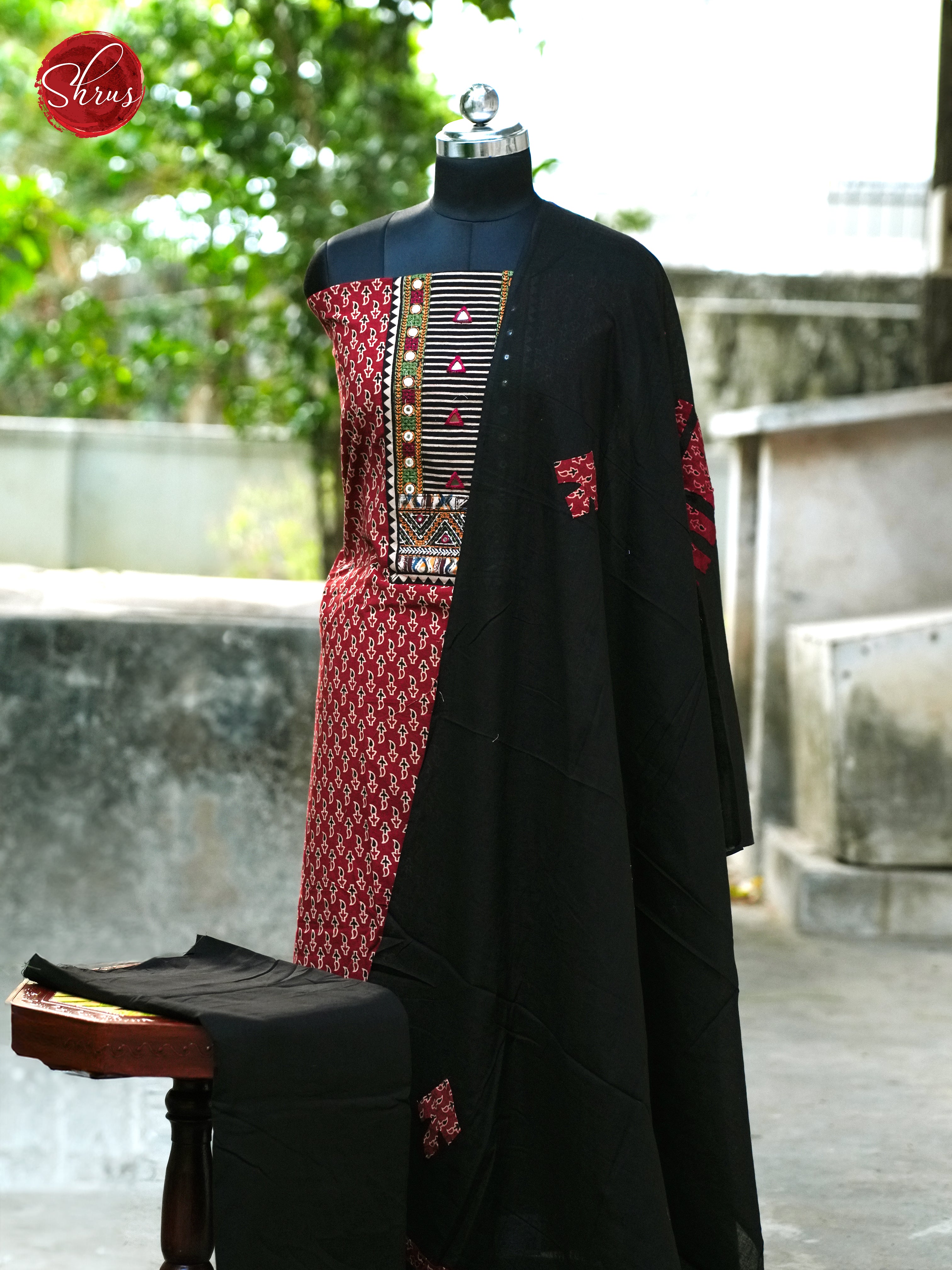 CDS12081 - Ajrakh Salwar - Shop on ShrusEternity.com