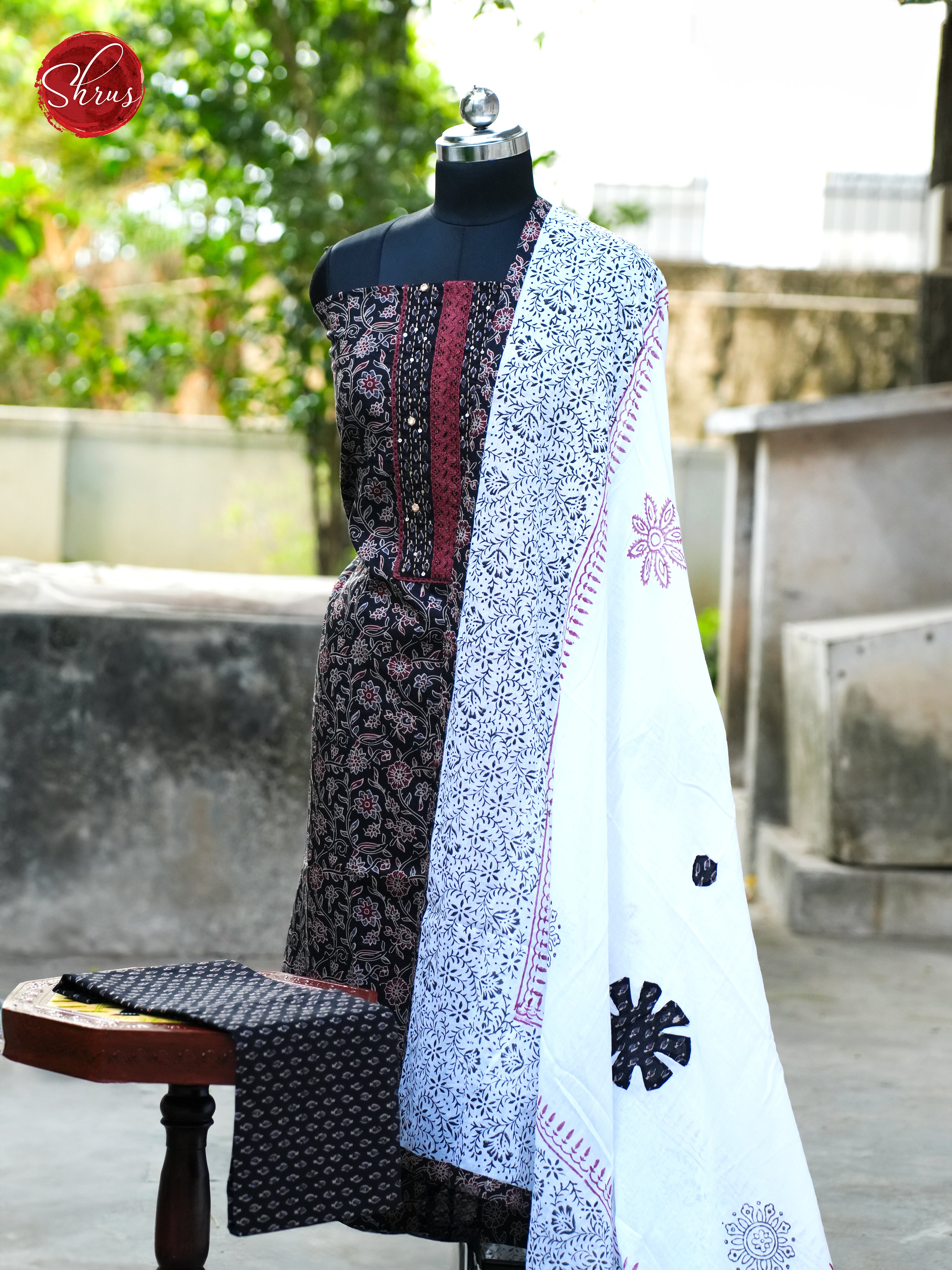 CDS12160 - Ajrakh Salwar - Shop on ShrusEternity.com