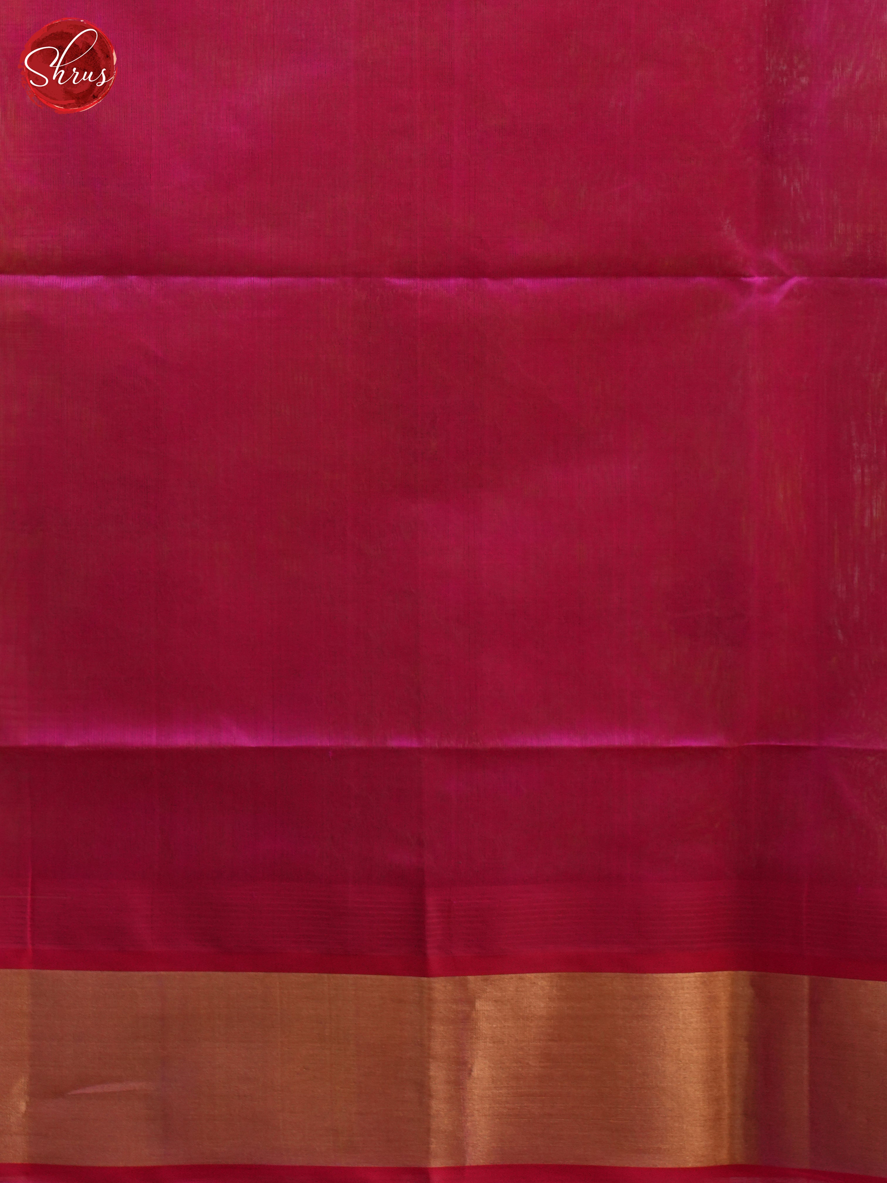 Green & Pink- Silk Cotton Saree - Shop on ShrusEternity.com