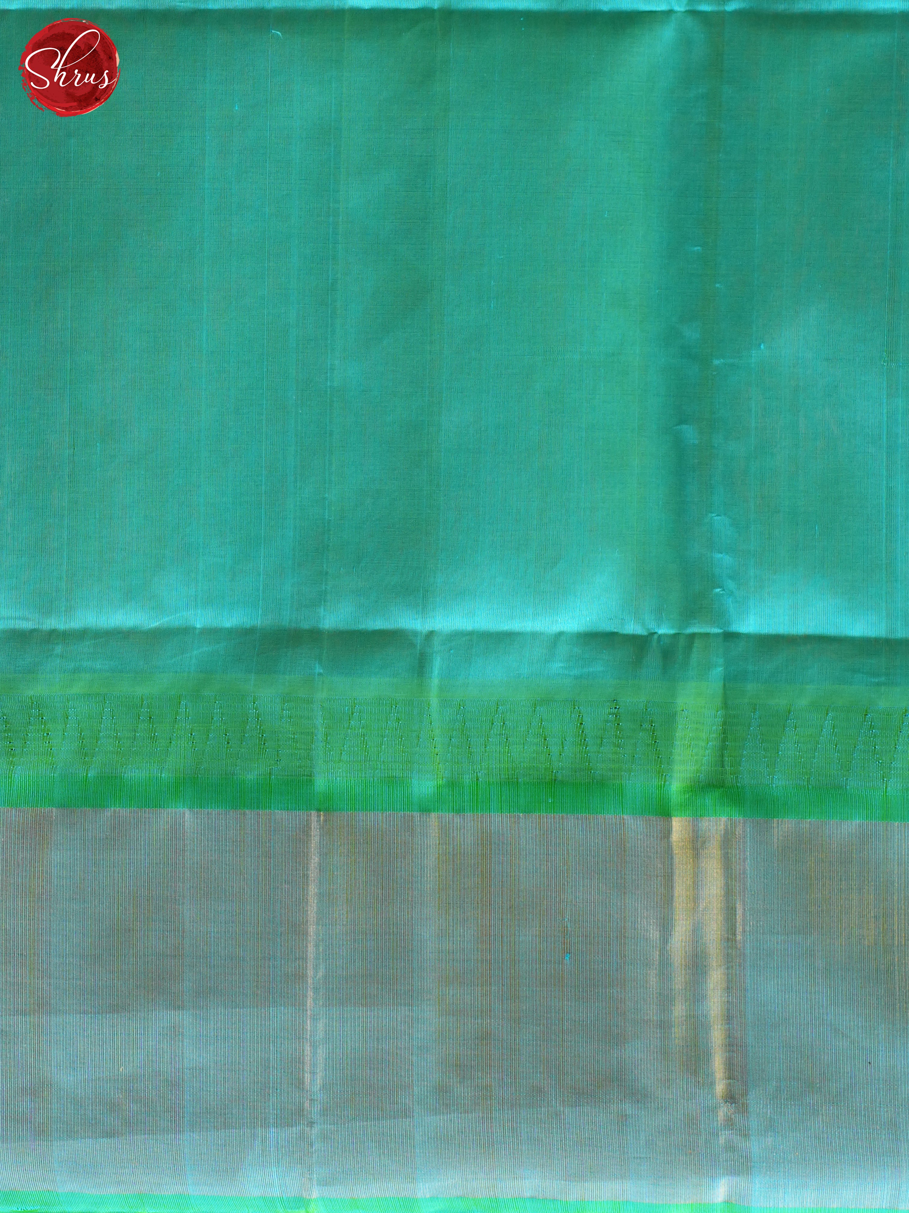 White & Green - Silk Cotton Saree - Shop on ShrusEternity.com