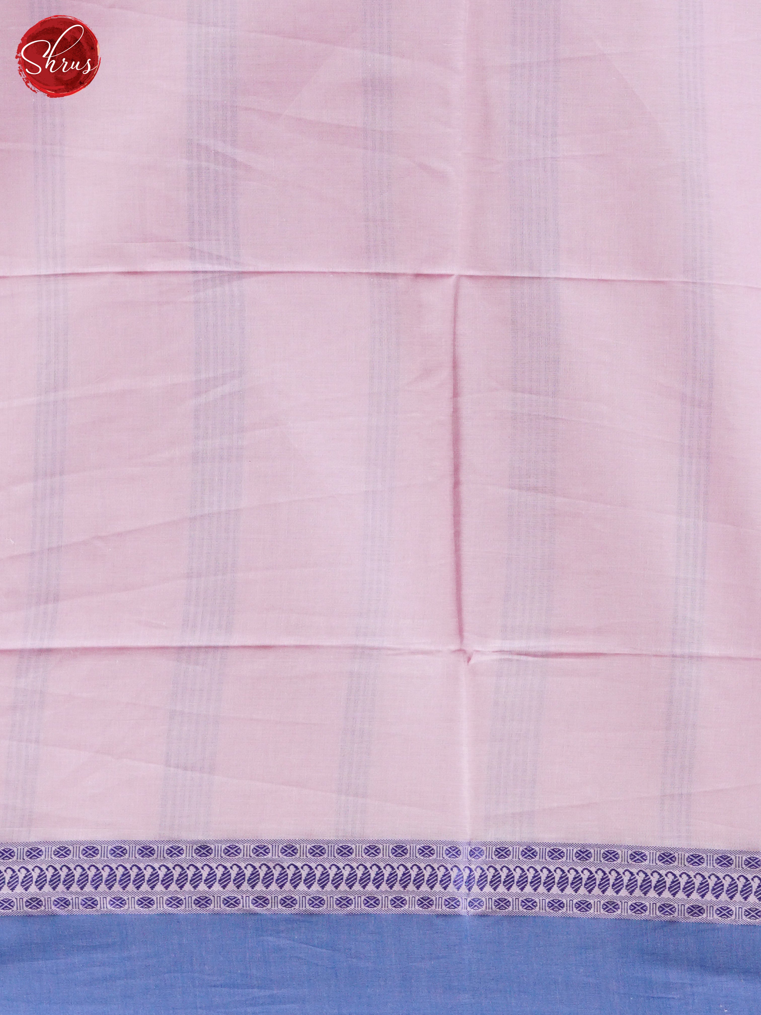 Pink & Blue- Bengal cotton Saree - Shop on ShrusEternity.com
