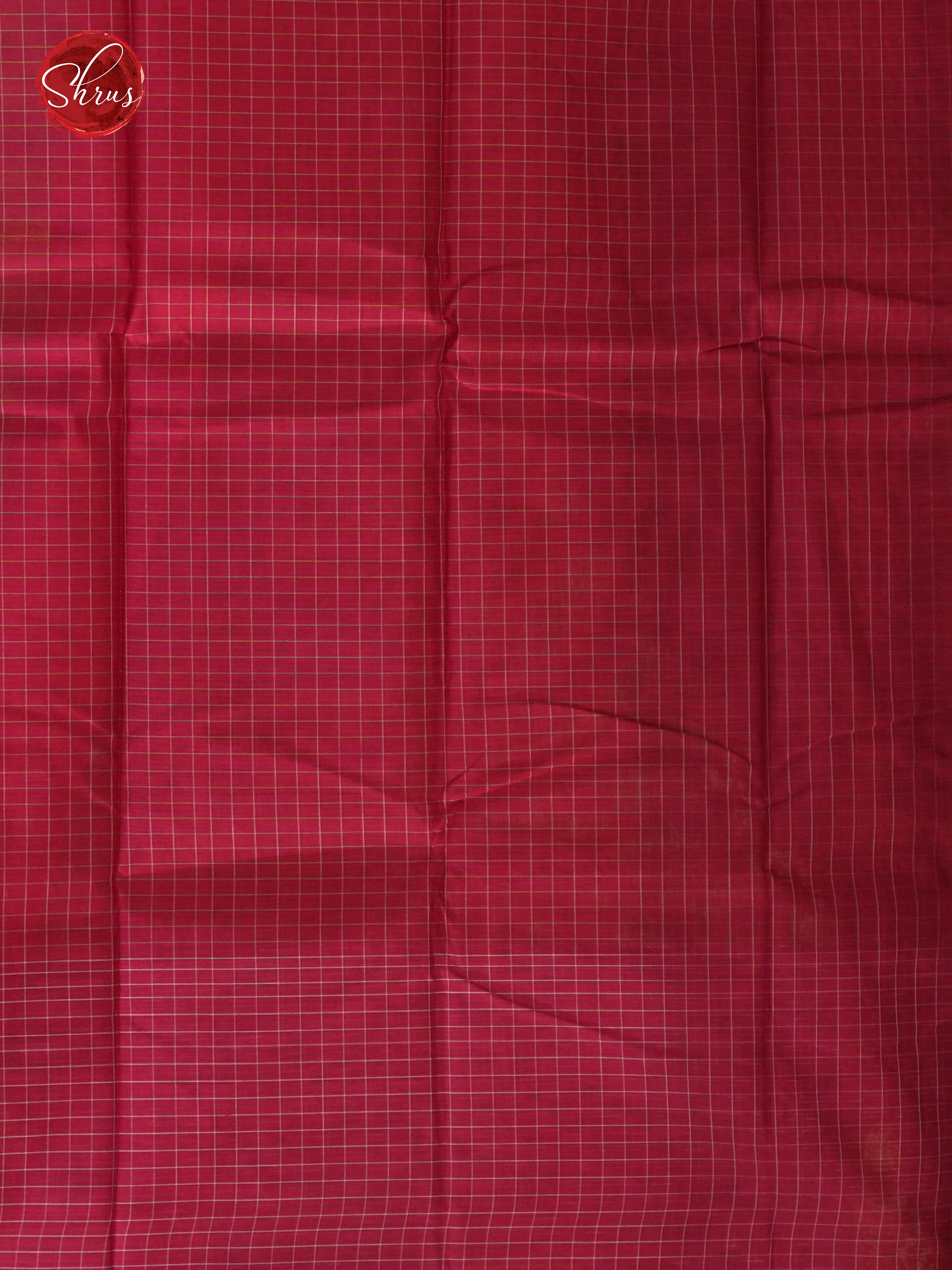 Mehandi Green & Red - Mercerized Cotton Saree - Shop on ShrusEternity.com