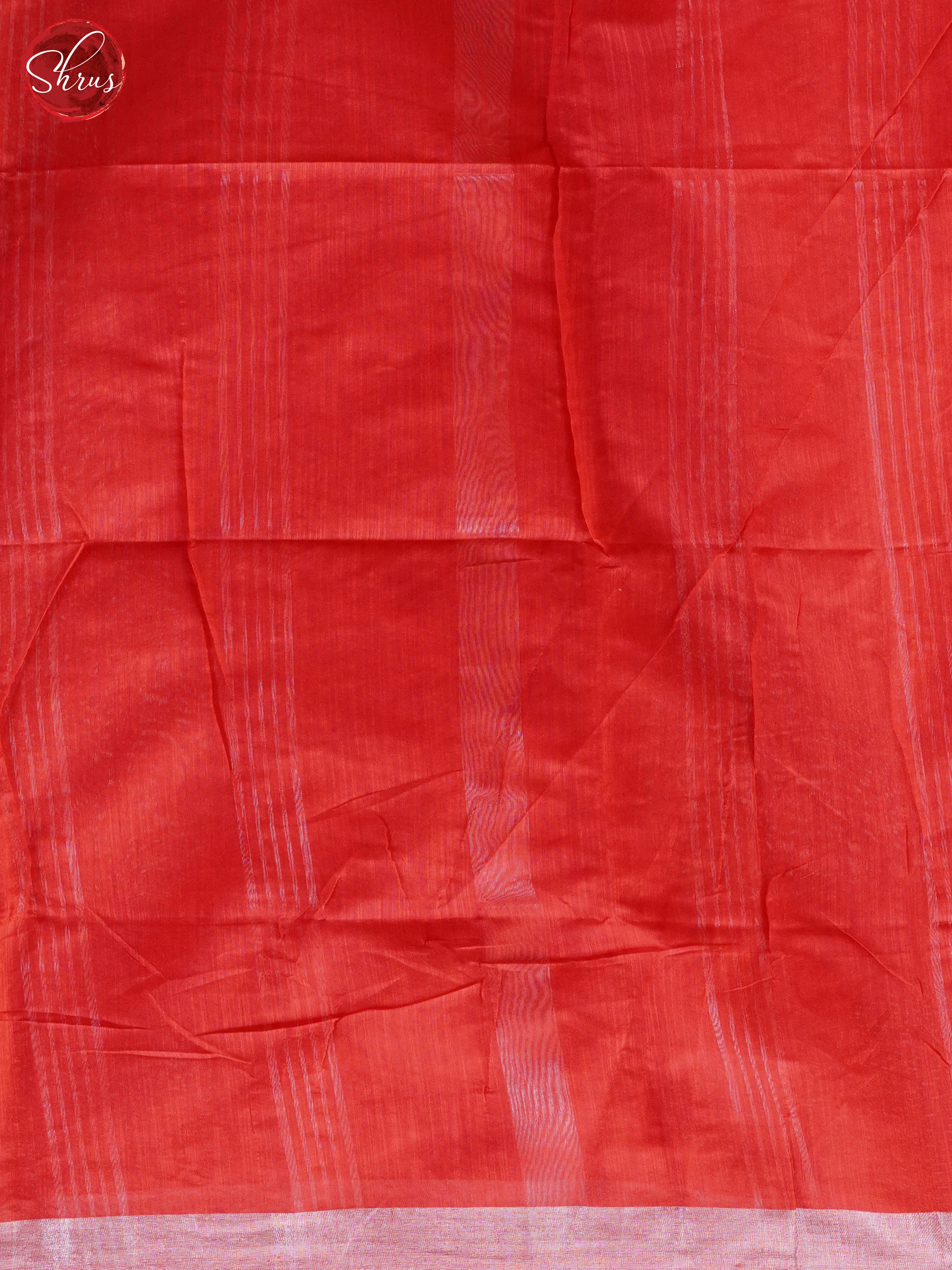 Red(Single Tone) - Bengal cotton Saree - Shop on ShrusEternity.com