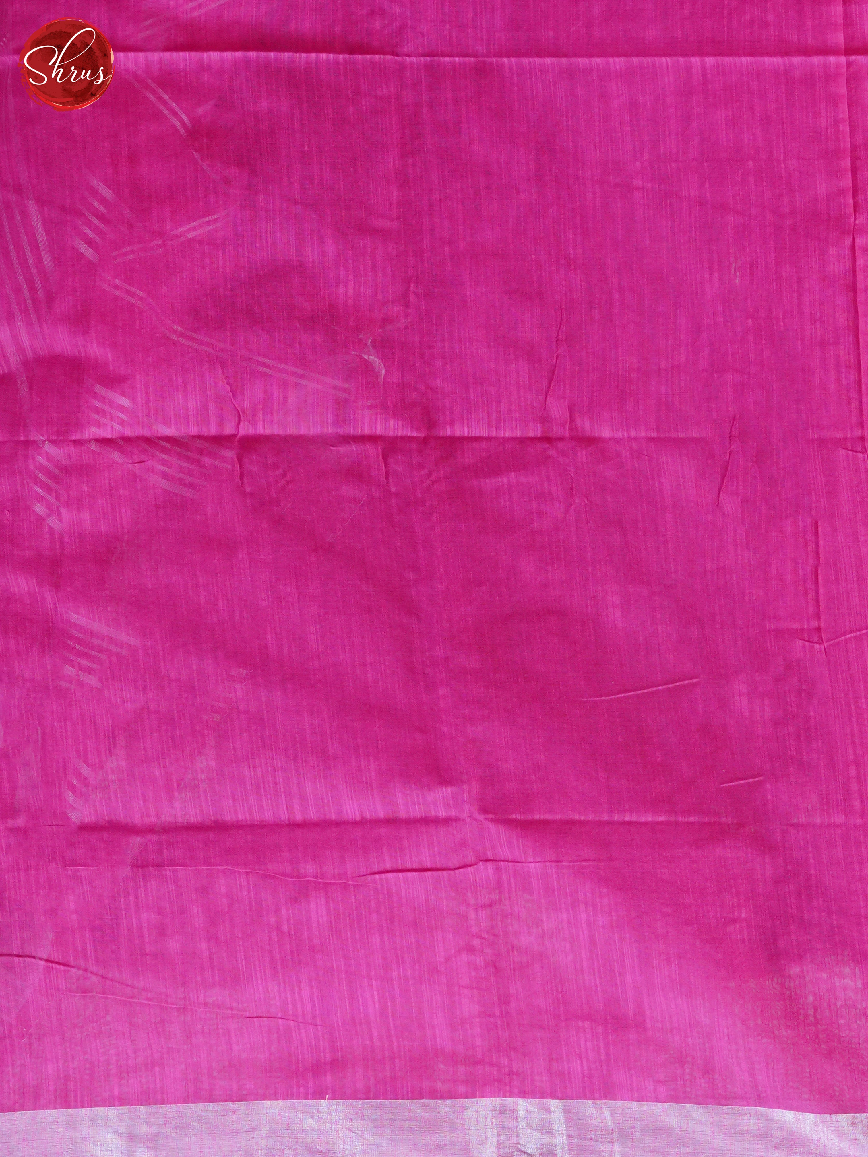 Pink(Single Tone) - Bengal cotton Saree - Shop on ShrusEternity.com
