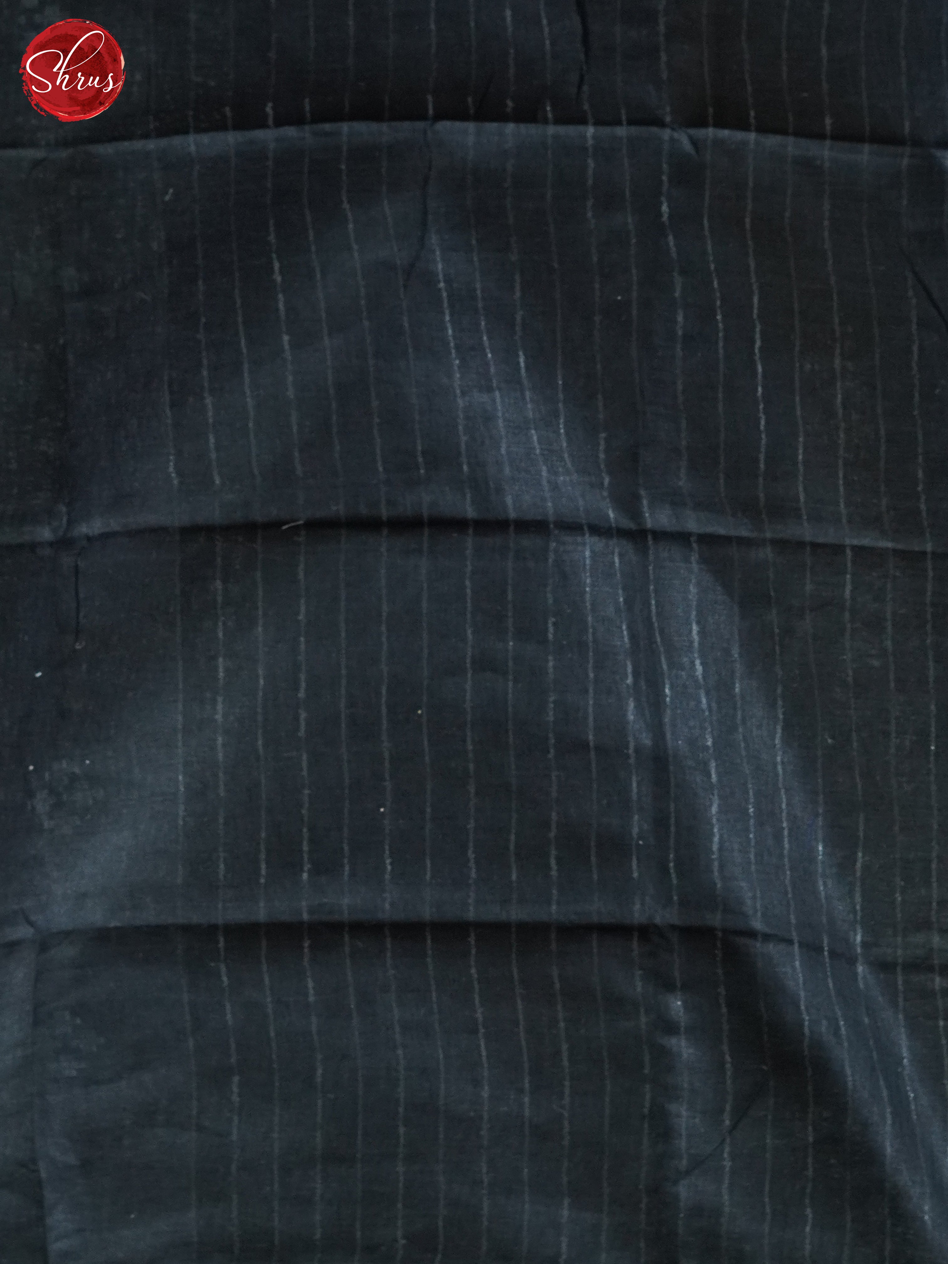 Grey & Black - Linen Saree - Shop on ShrusEternity.com